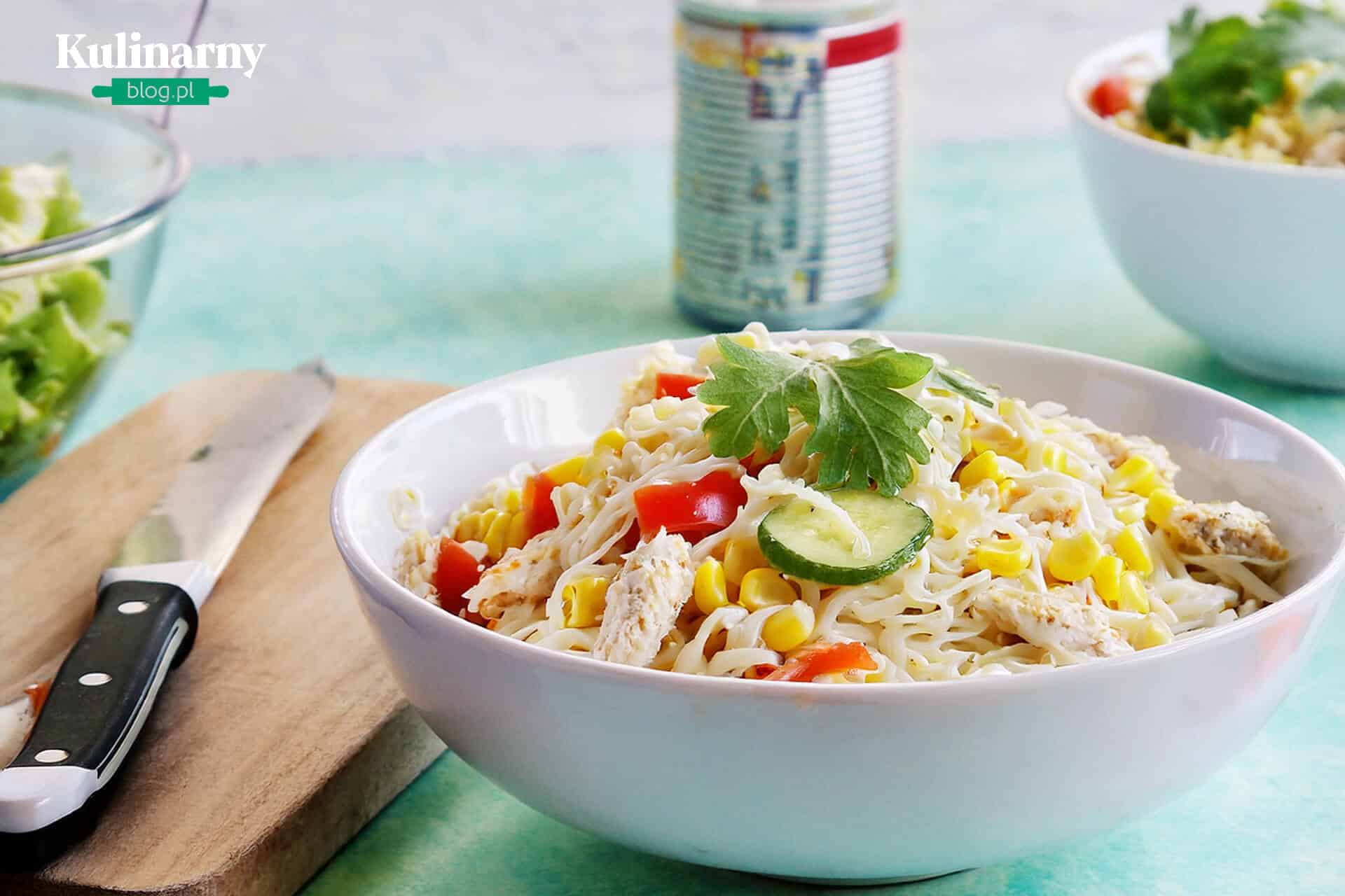 Sałatka z zupek chińskich