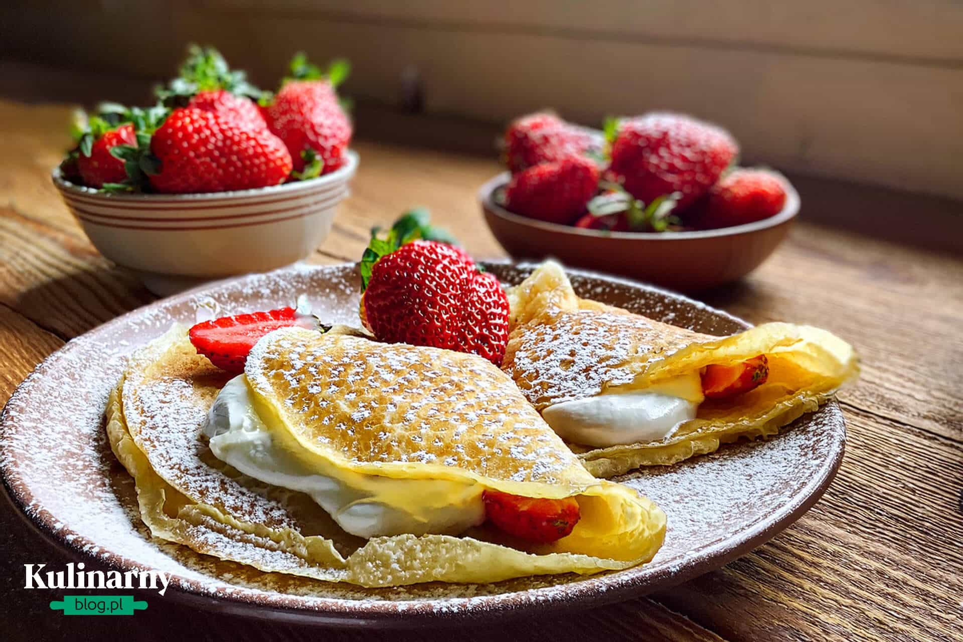 Naleśniki z truskawkami