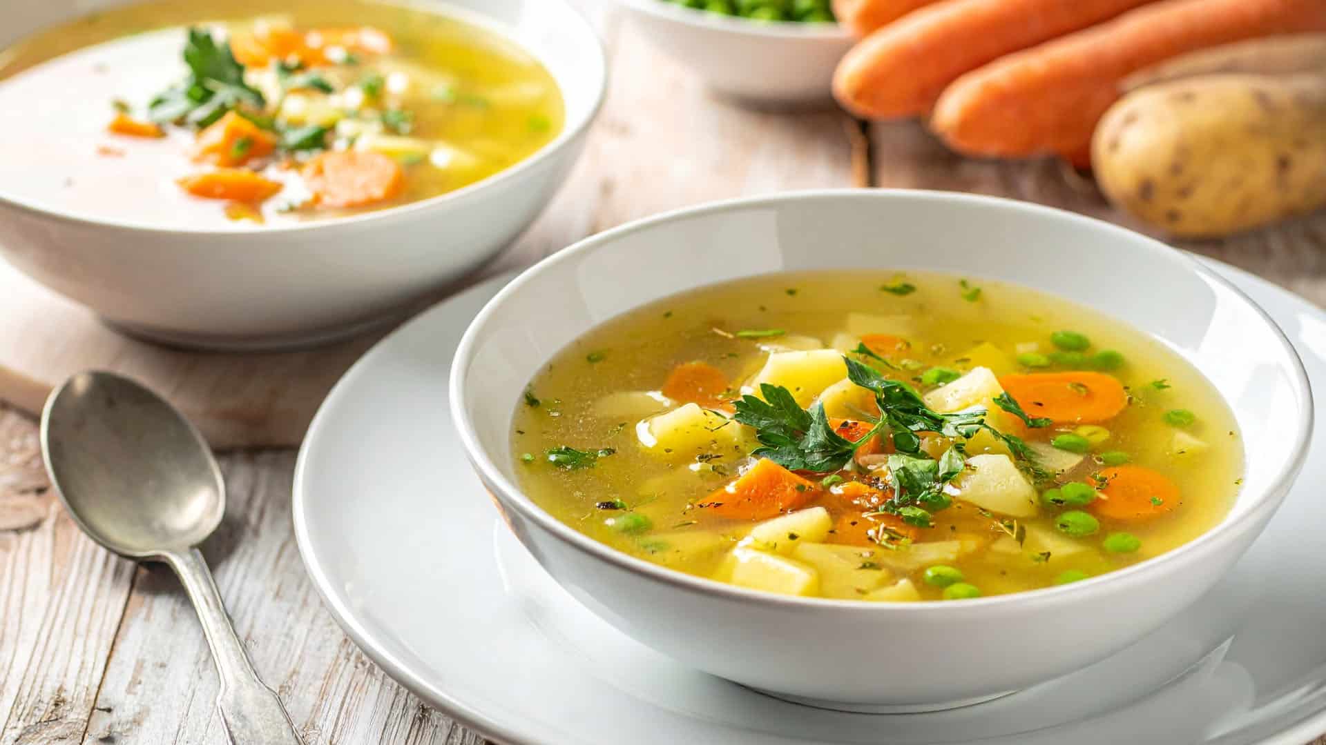 Zupa z zielonego groszku