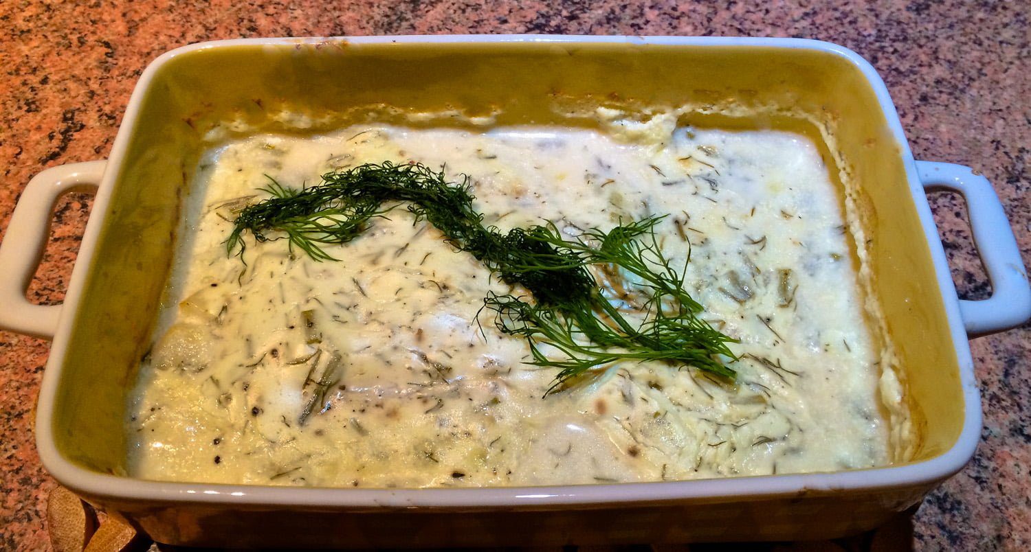 Ryba w sosie koperkowym