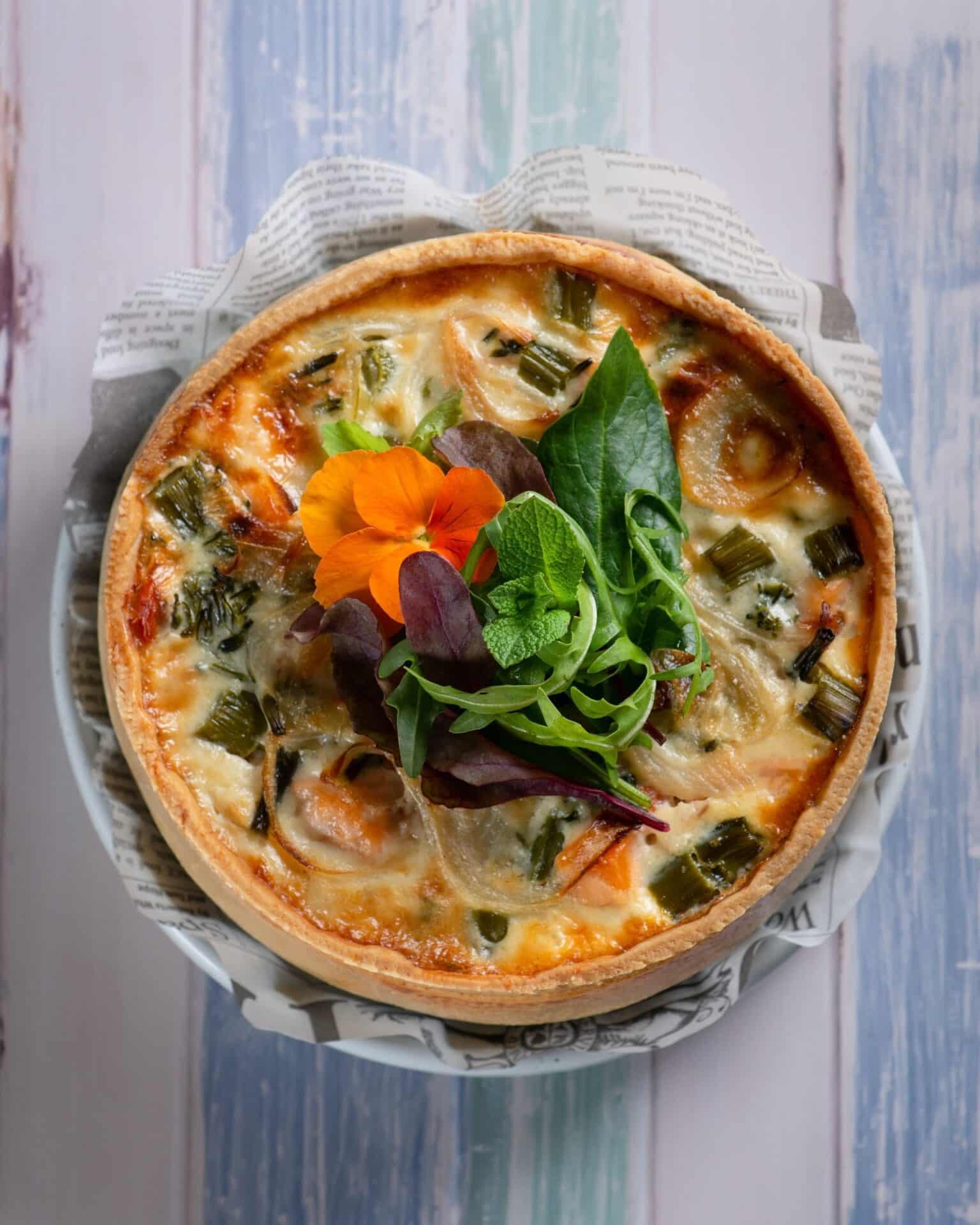 Tarta z łososiem 2 Tarta z łososiem