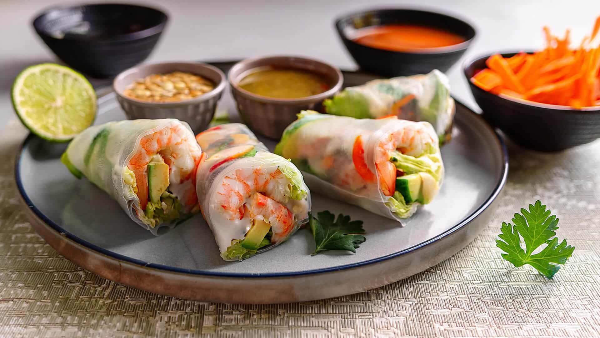 Sajgonki 2 Sajgonki z krewetkami