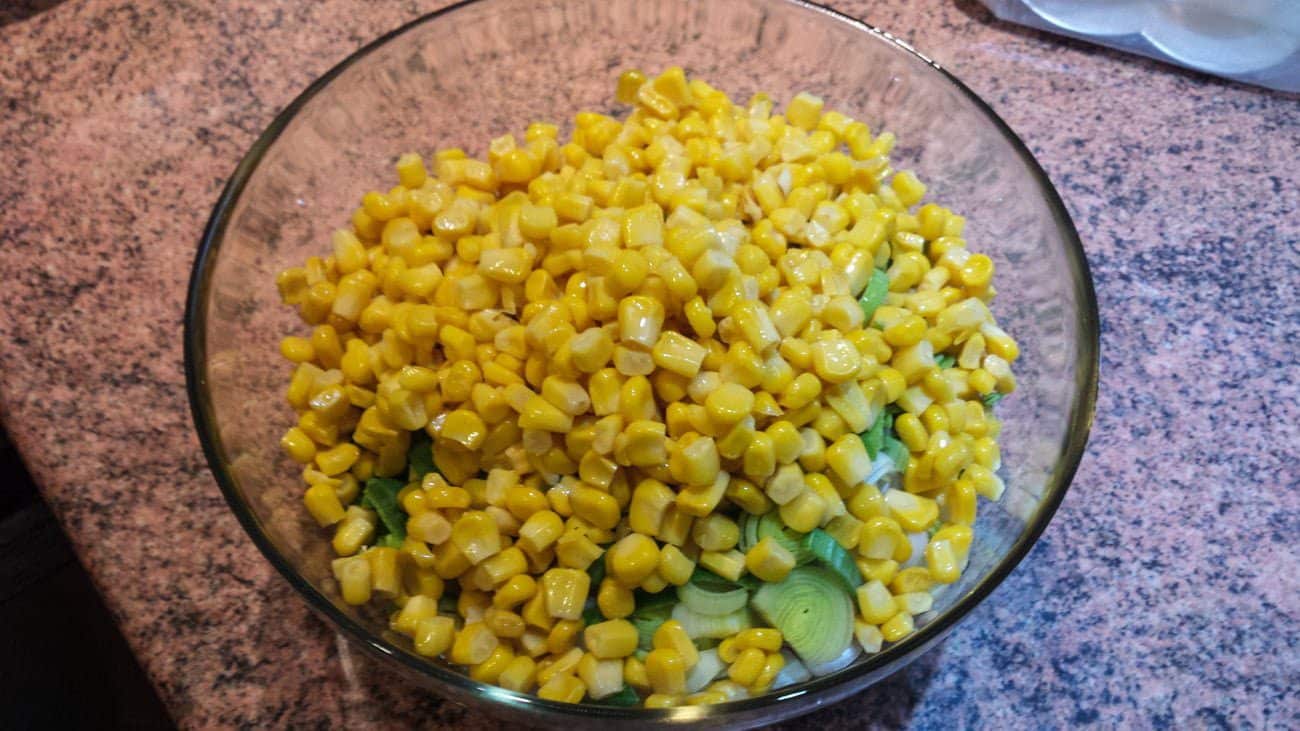 Sałatka pieczarkowa z porem 2 Sałatka pieczarkowa z porem