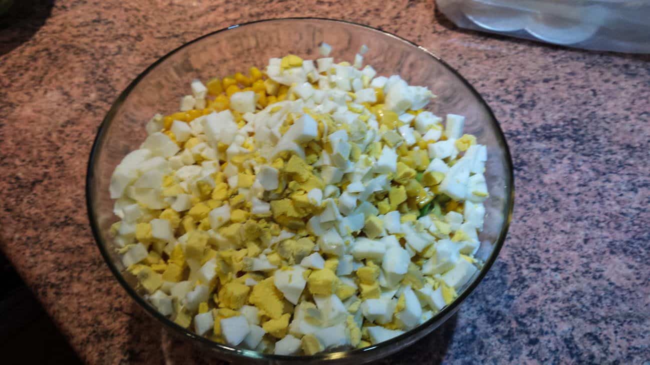 Sałatka pieczarkowa z porem 1 Sałatka pieczarkowa z porem