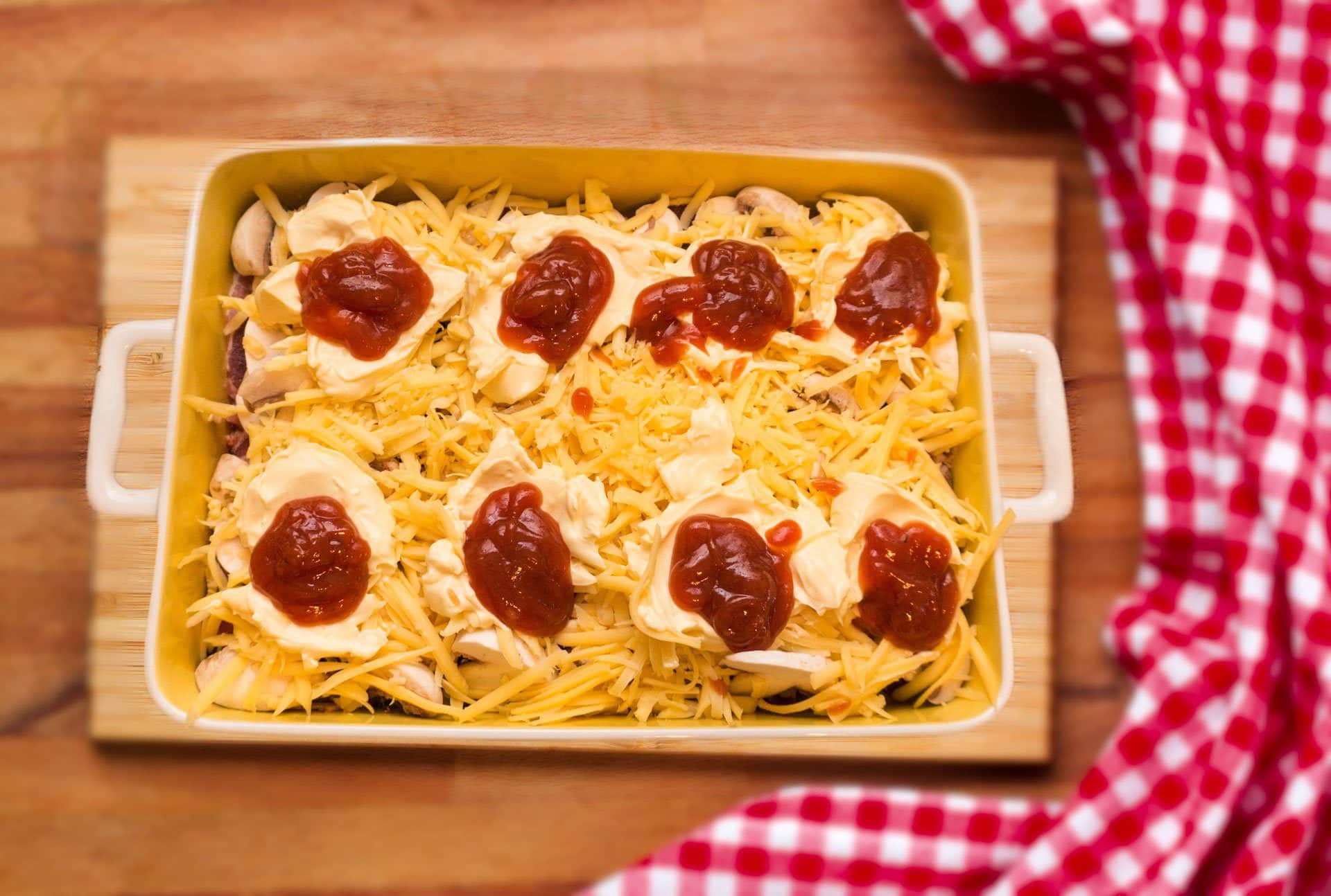 Karkówka pieczona z serem