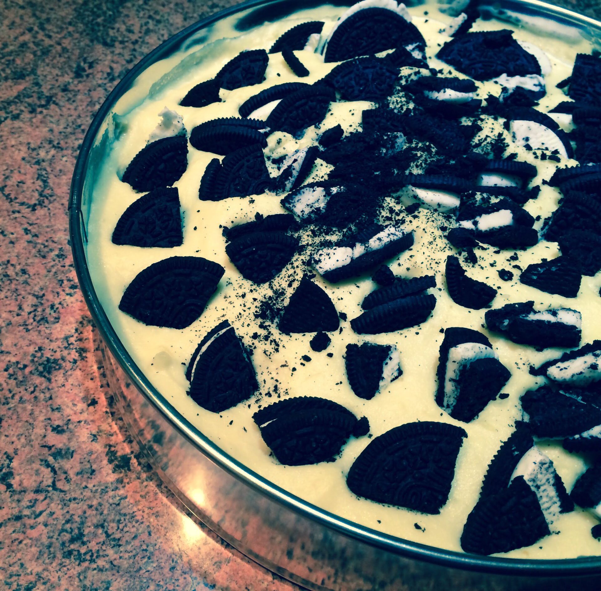 Sernik z ciasteczkami Oreo