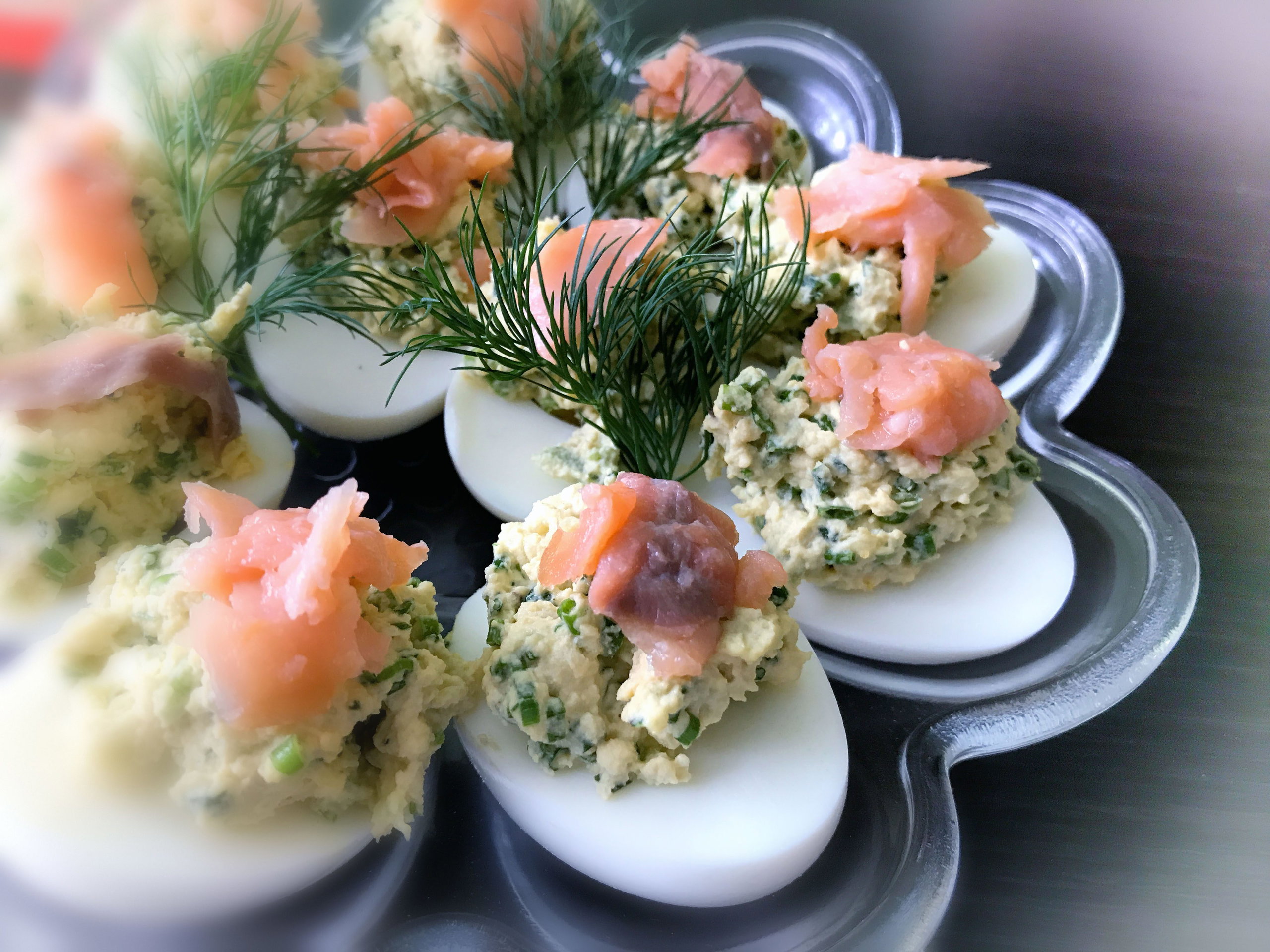 Jajka faszerowane awokado