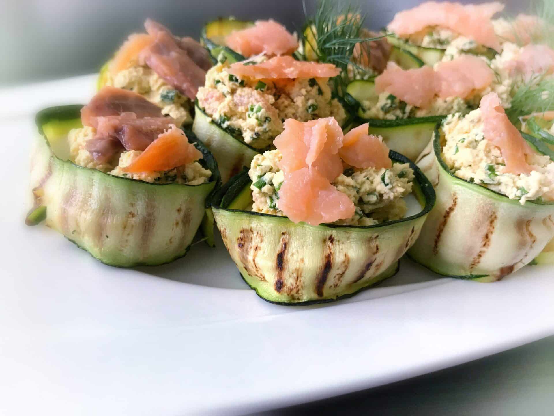 Jajka faszerowane z cukinią