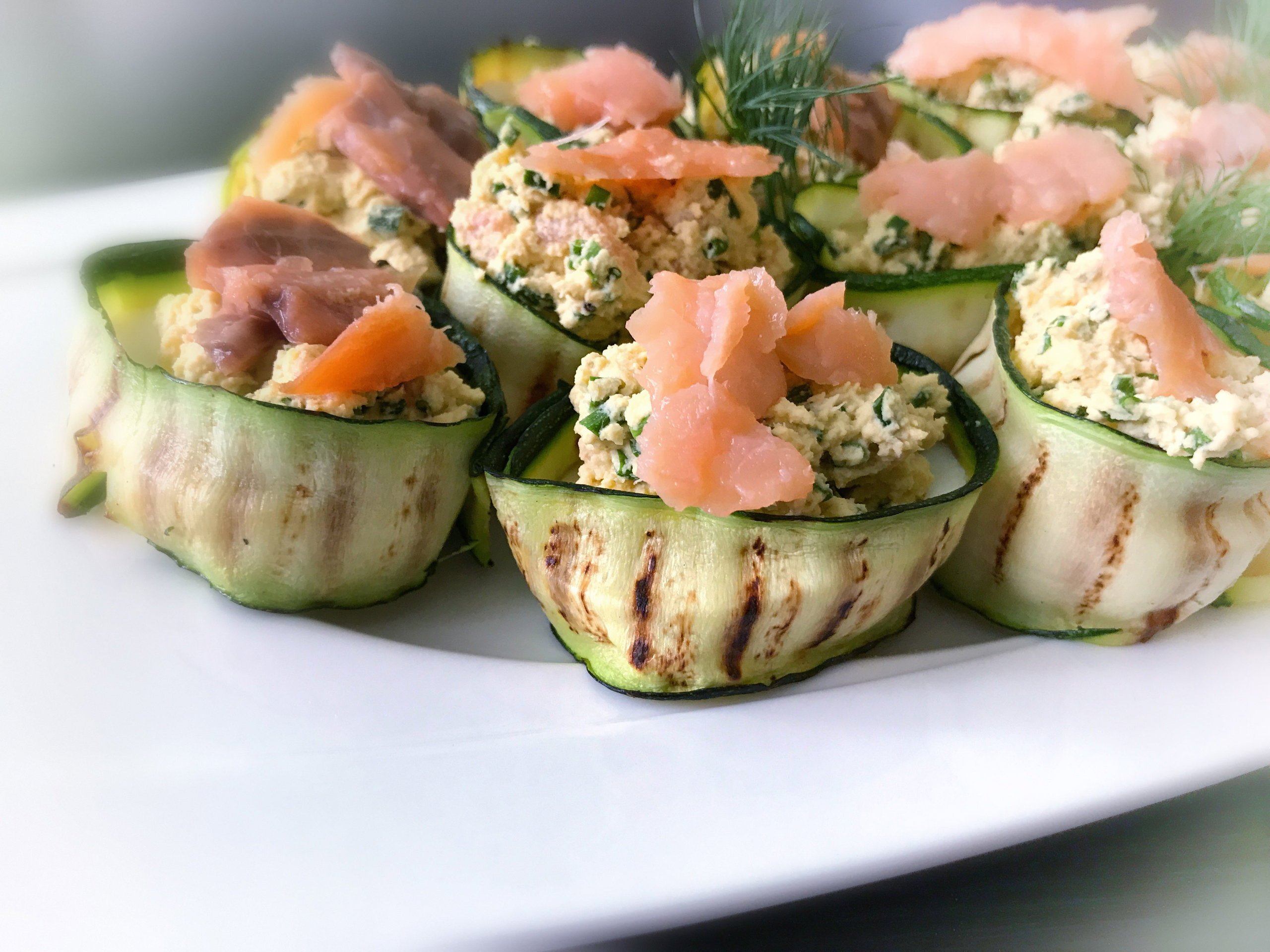 Jajka faszerowane z cukinią