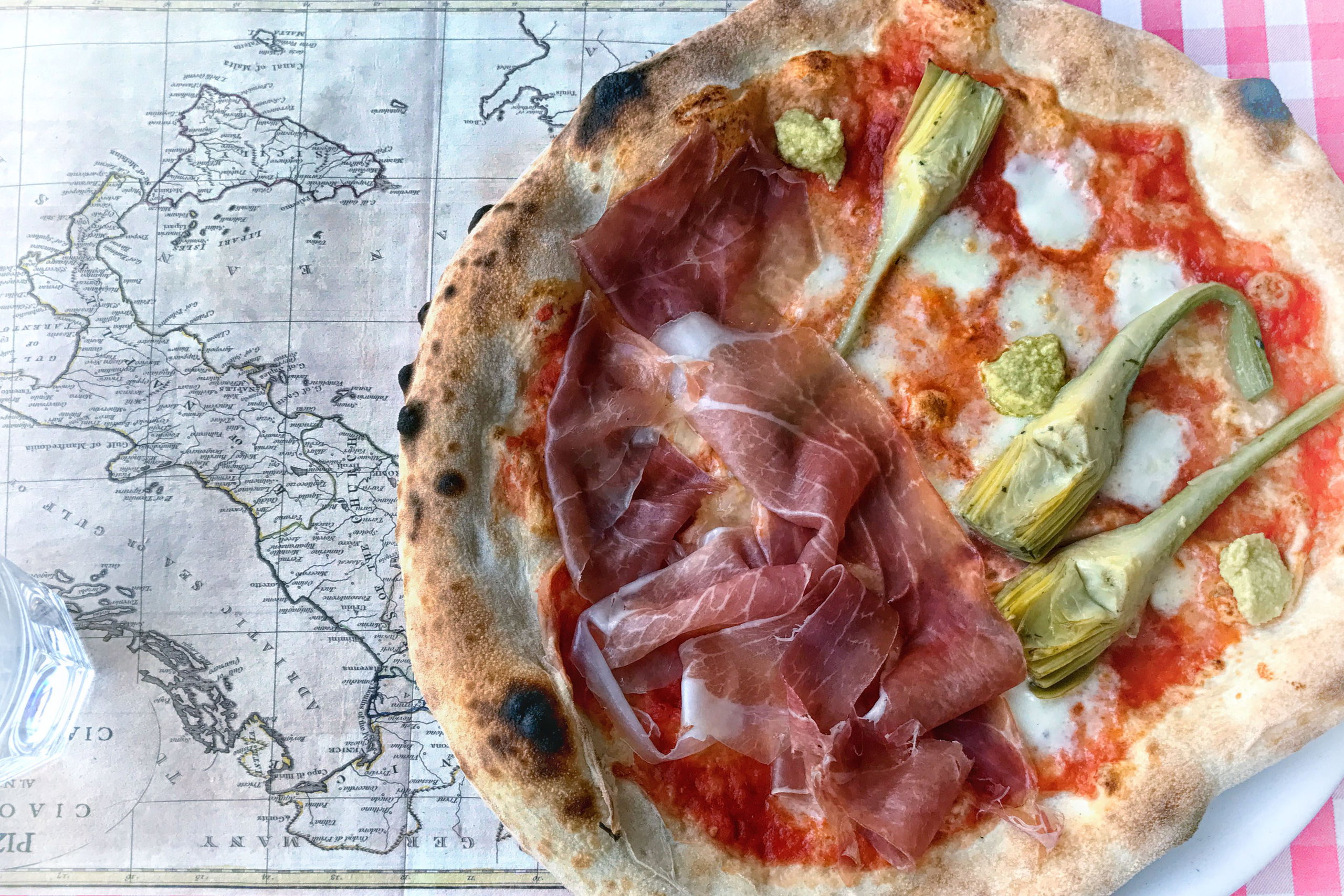 Pizza z karczochami - Ciao a Tutti DUE