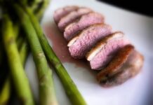 Pierś z kurczaka ze szparagami