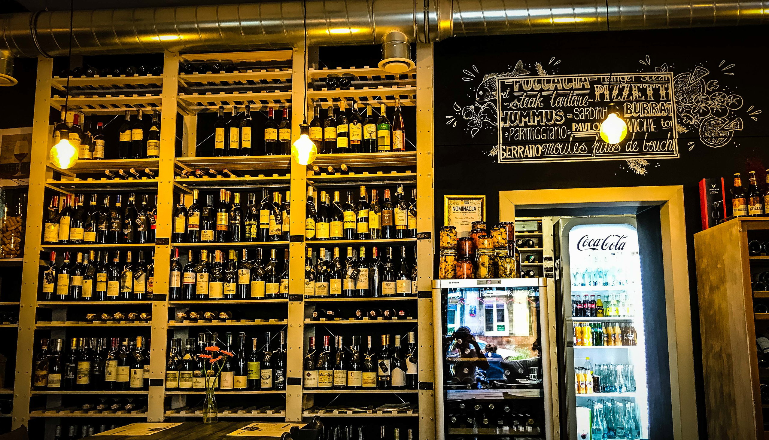 Superiore - wystrój wnętrza