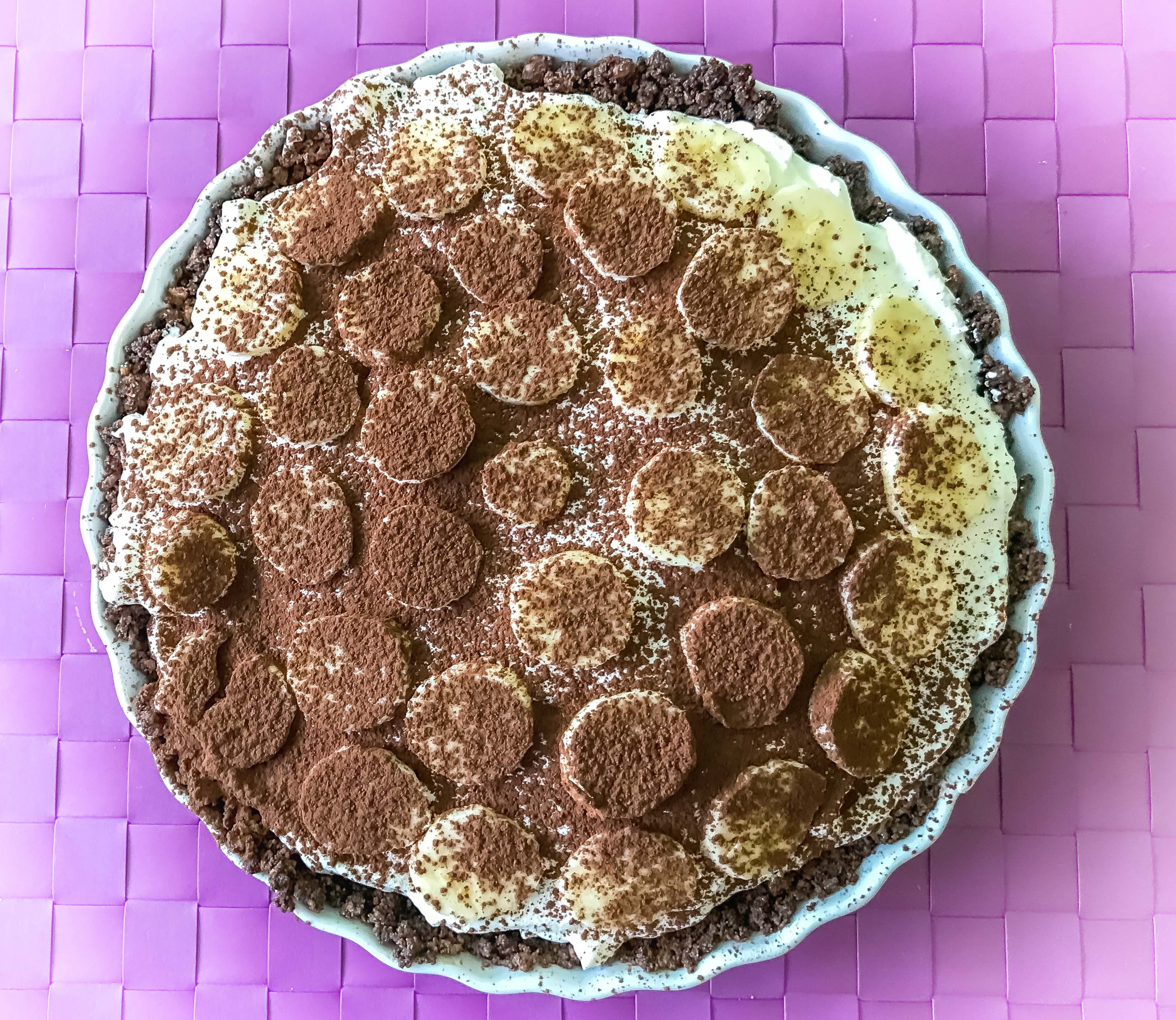 Tarta bananowa bez pieczenia