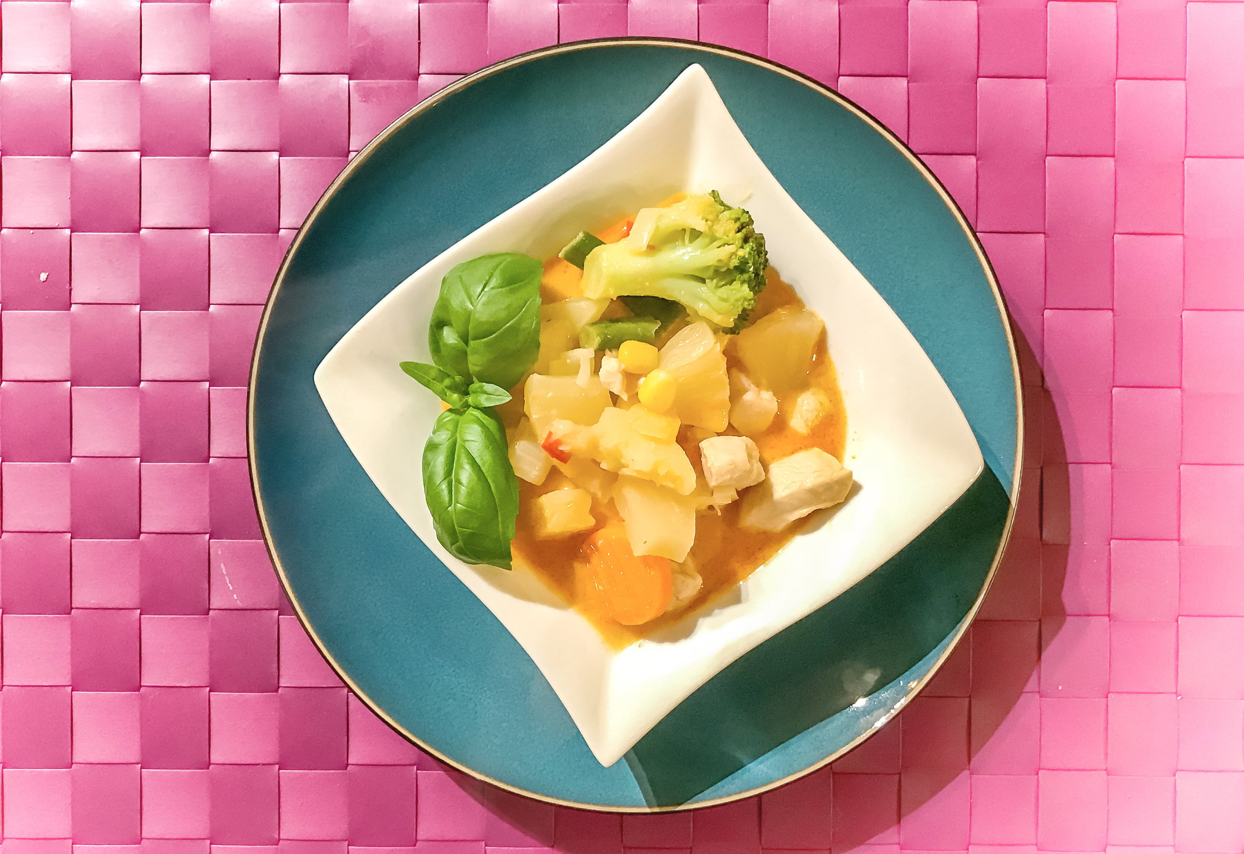 Kurczak w czerwonym curry