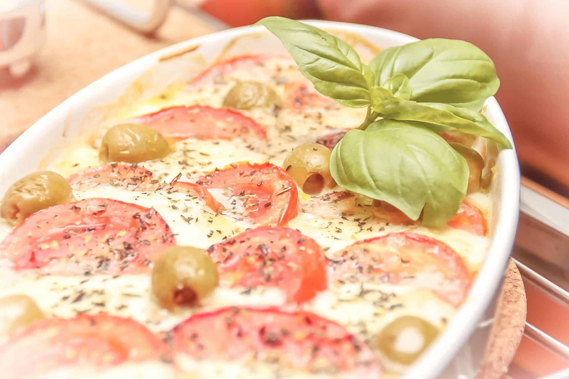 Zapiekane pomidory z mozzarellą 1 Zapiekane pomidory z mozzarellą