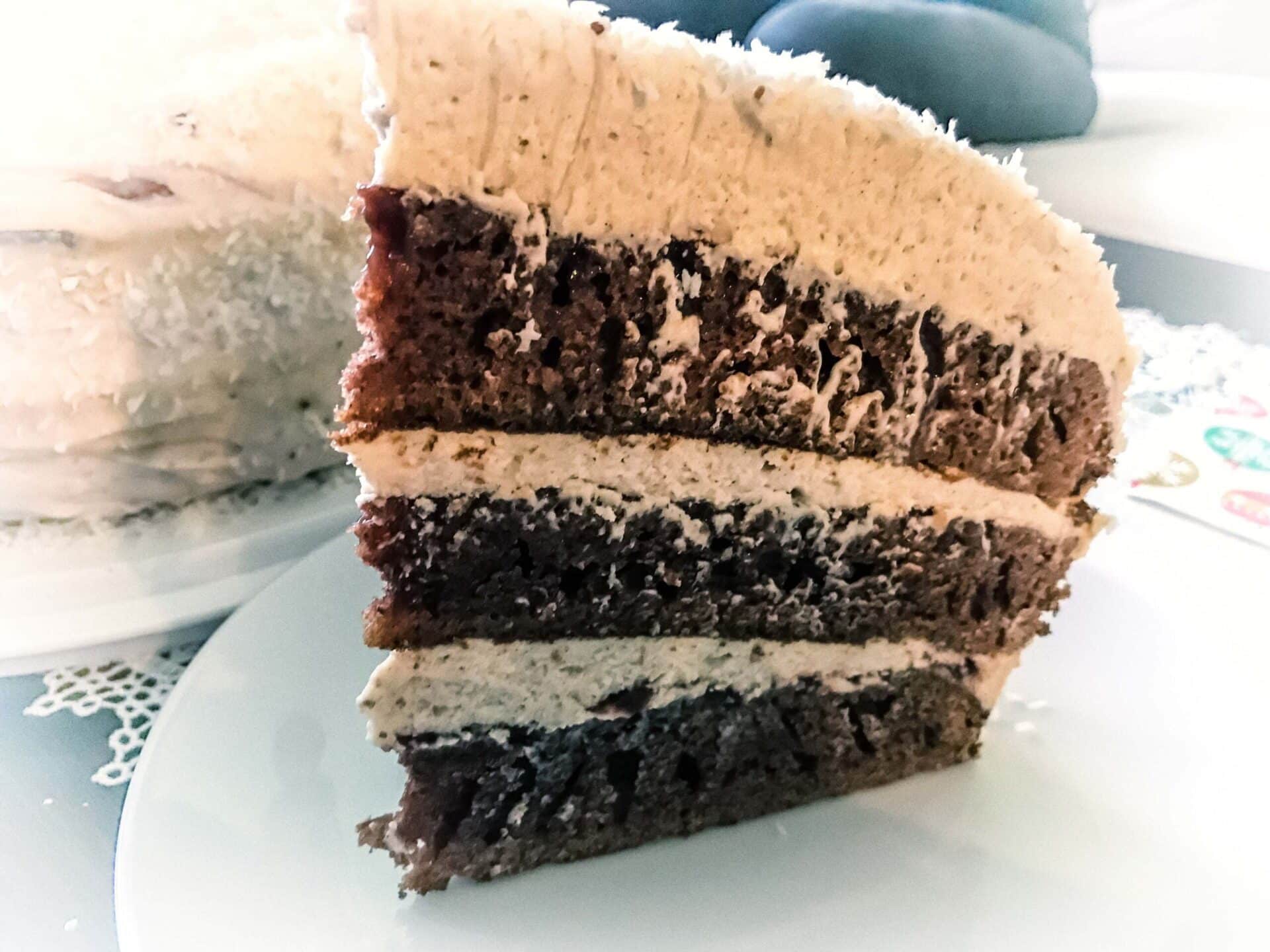 Tort pierniczkowy 1 Tort piernikowy - prezent na 33 urodziny :)