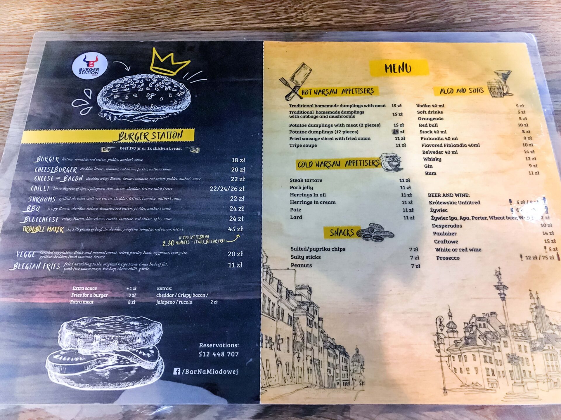 Bar Na Miodowej - pyszne domowe likiery i smaczne jedzenie
