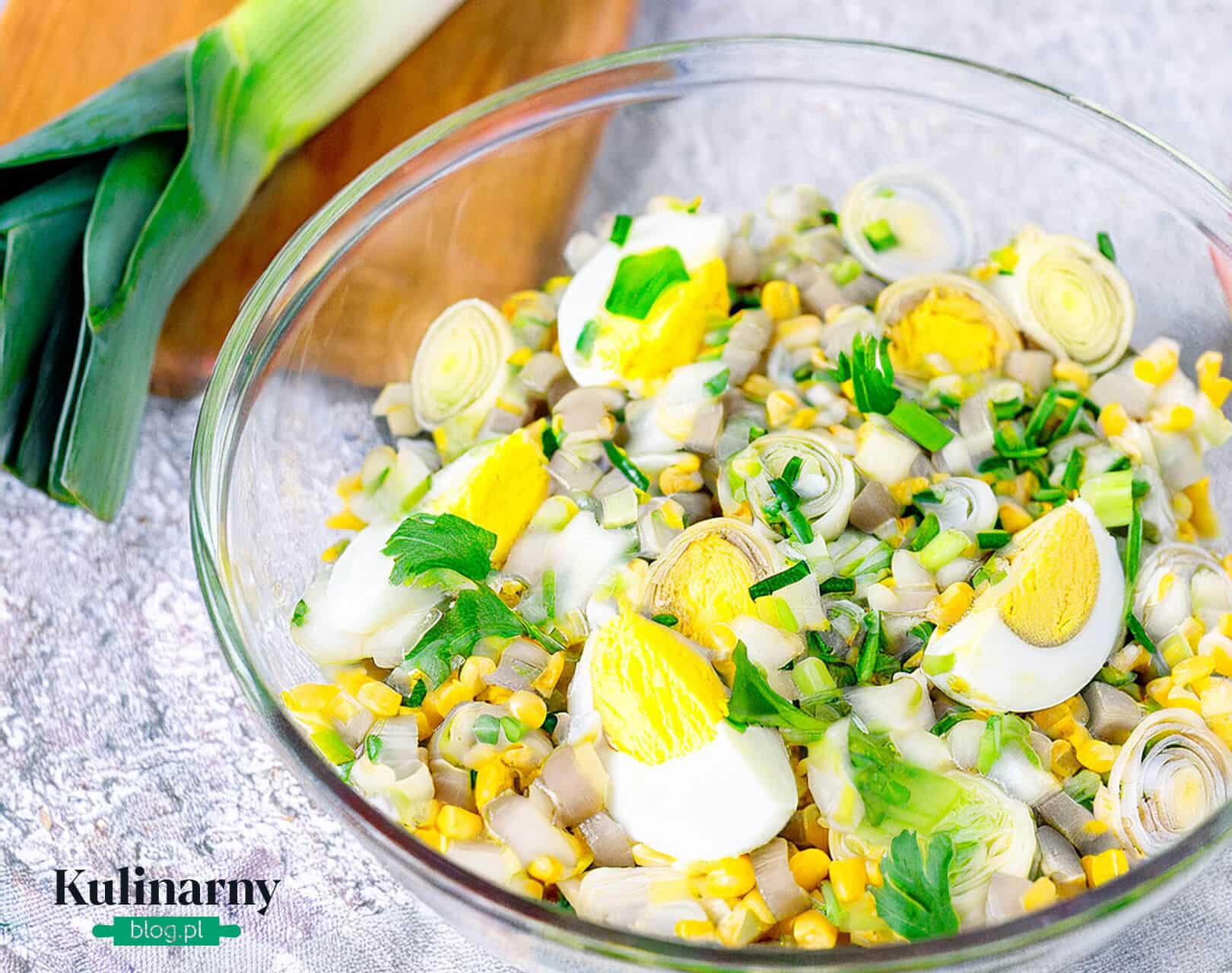 Sałatka z pora 2 Sałatka z pora