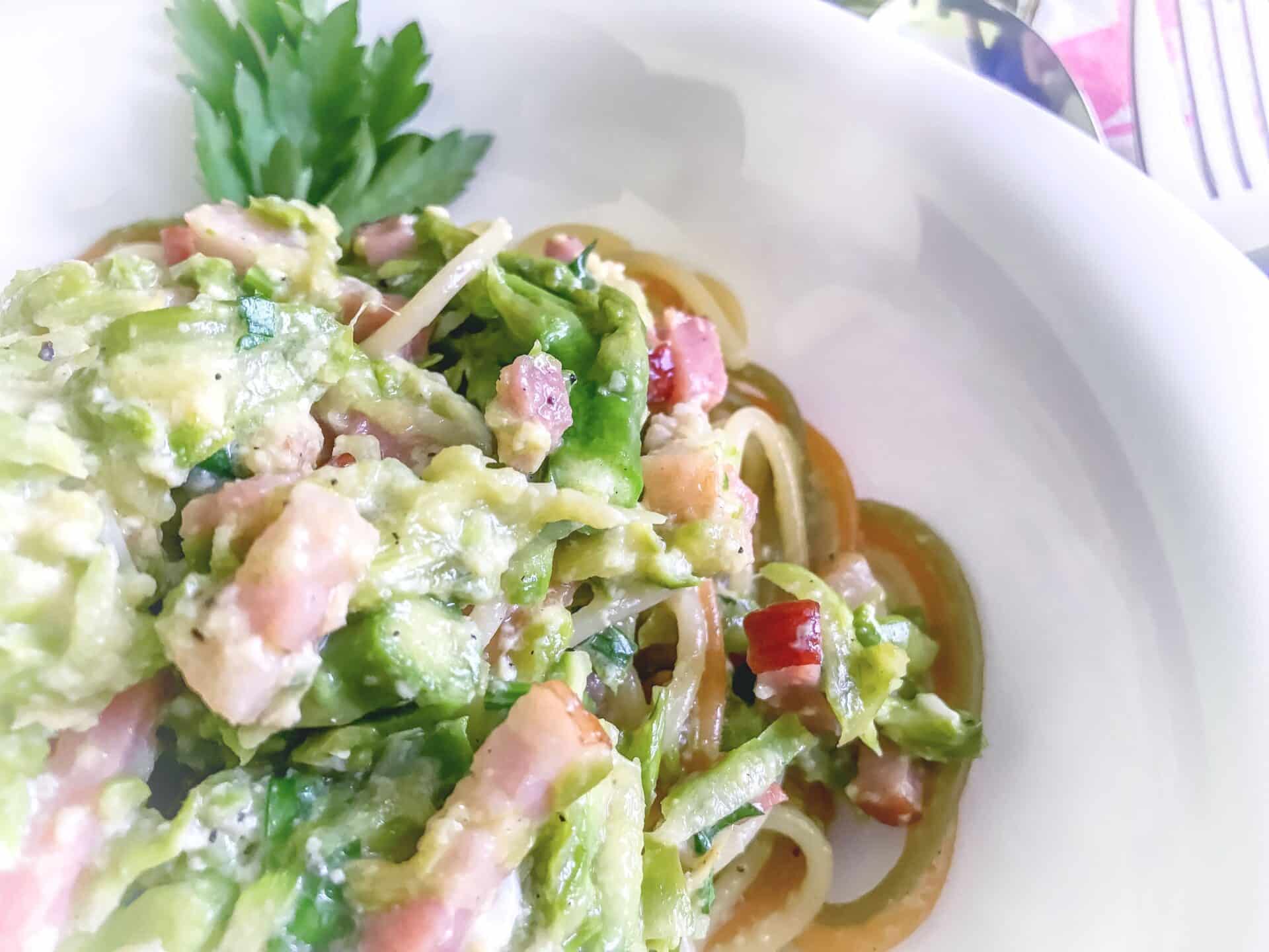 Carbonara ze szparagami