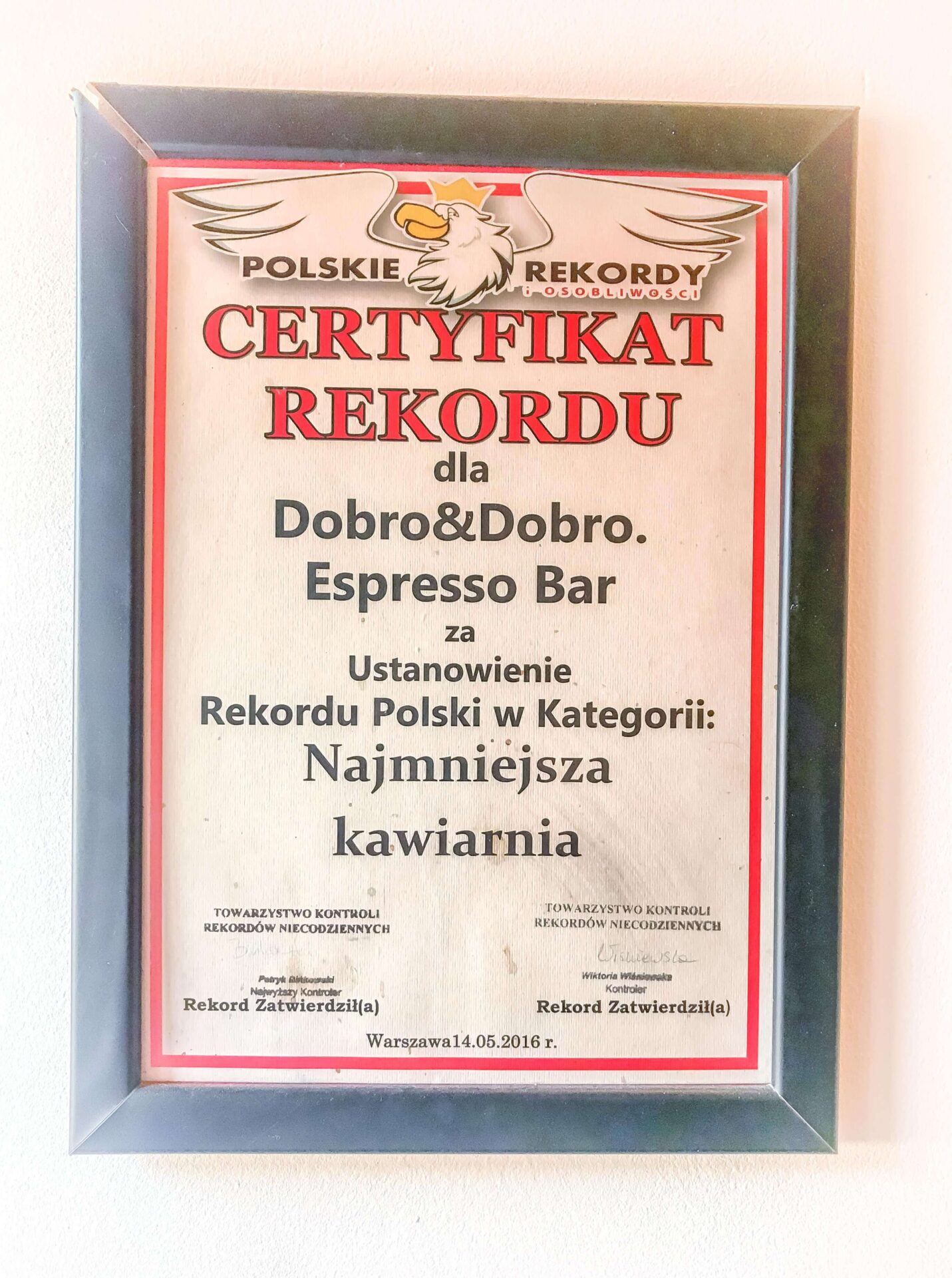 Dobro&Dobro - najmniejsza kawiarnia w Polsce