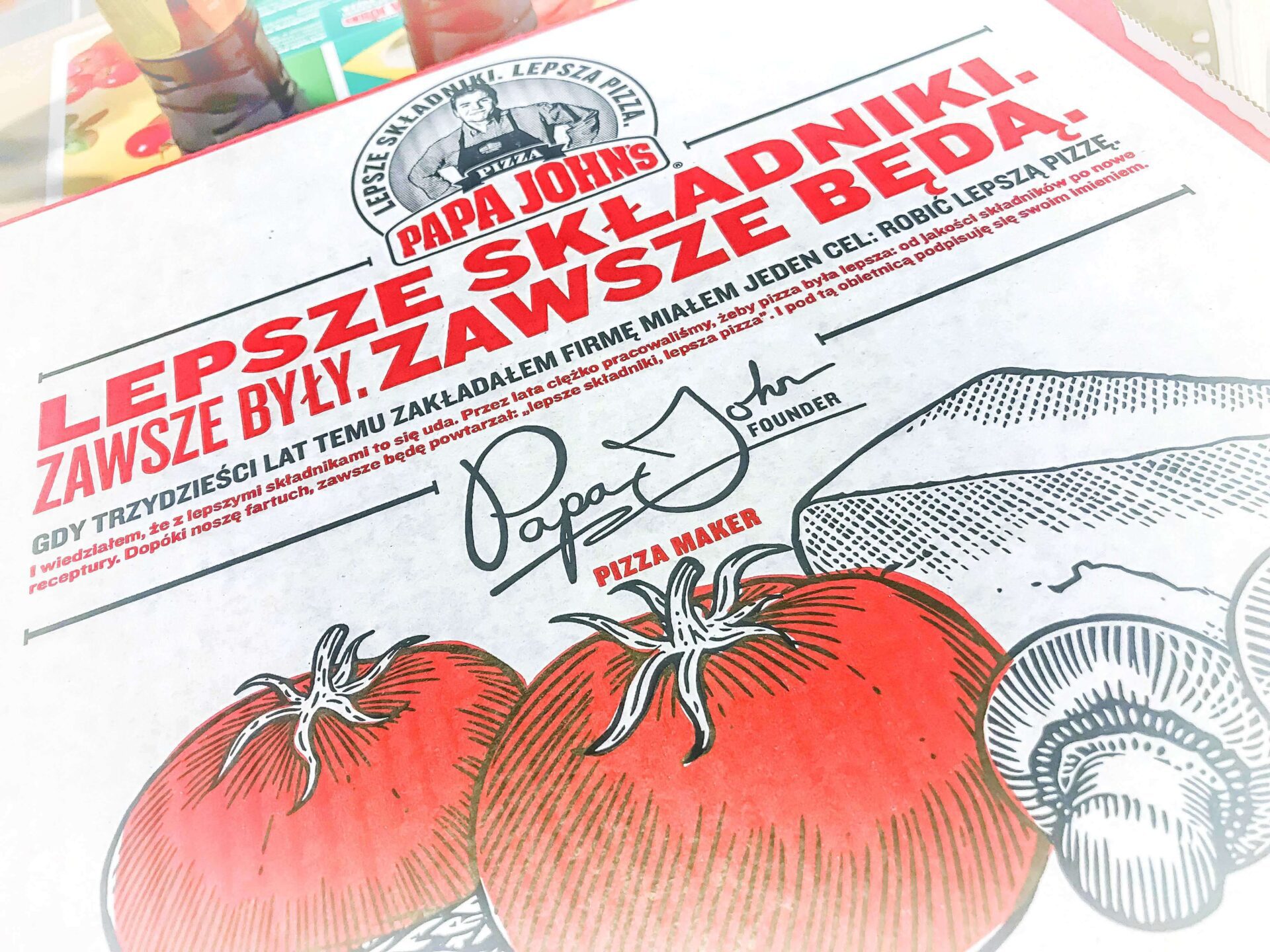Słynna pizza z Papa John’s 