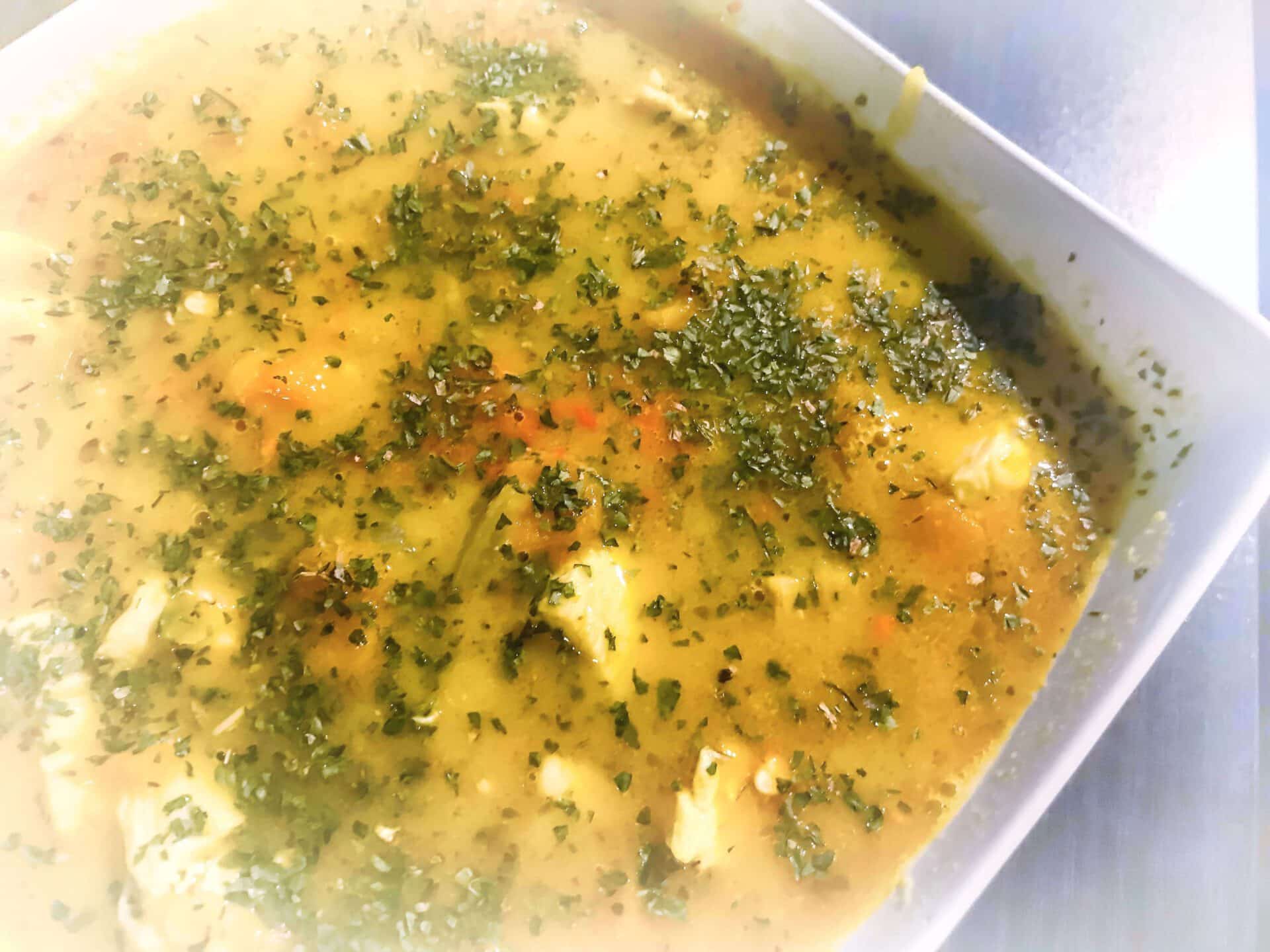 Meksykańska zupa z batatami