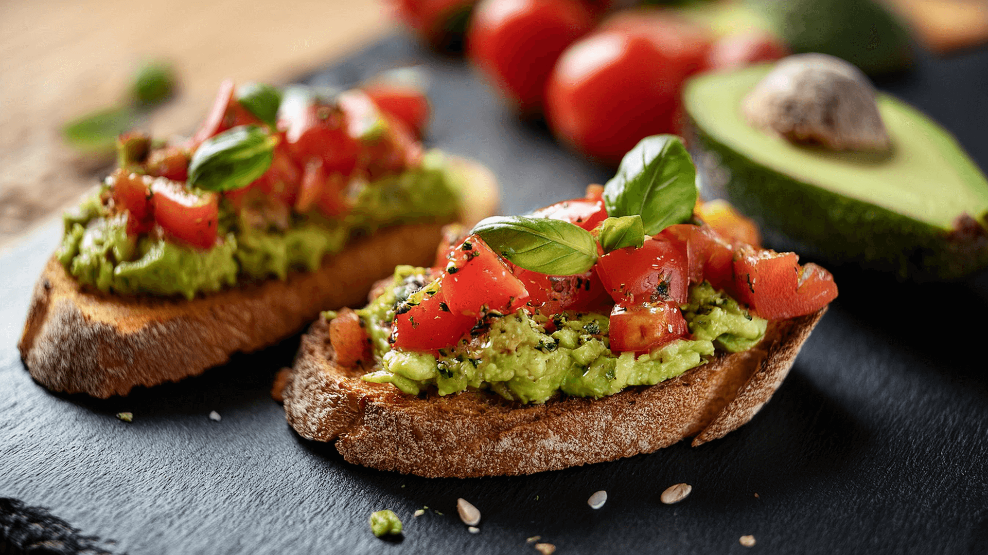 Bruschetty z awokado