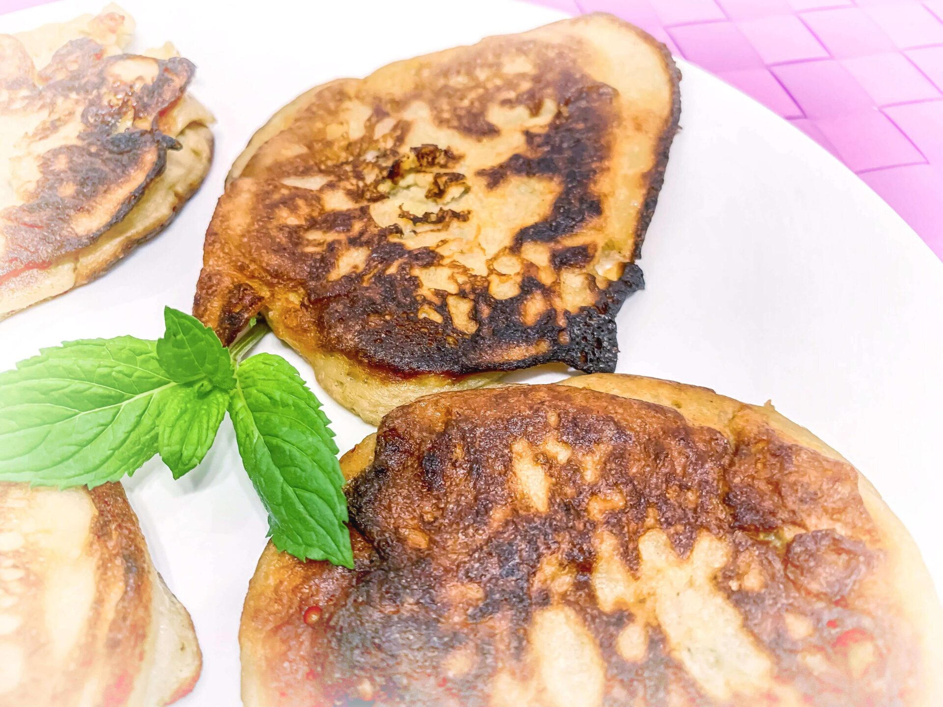 Placuszki bananowe 1 Placuszki bananowe