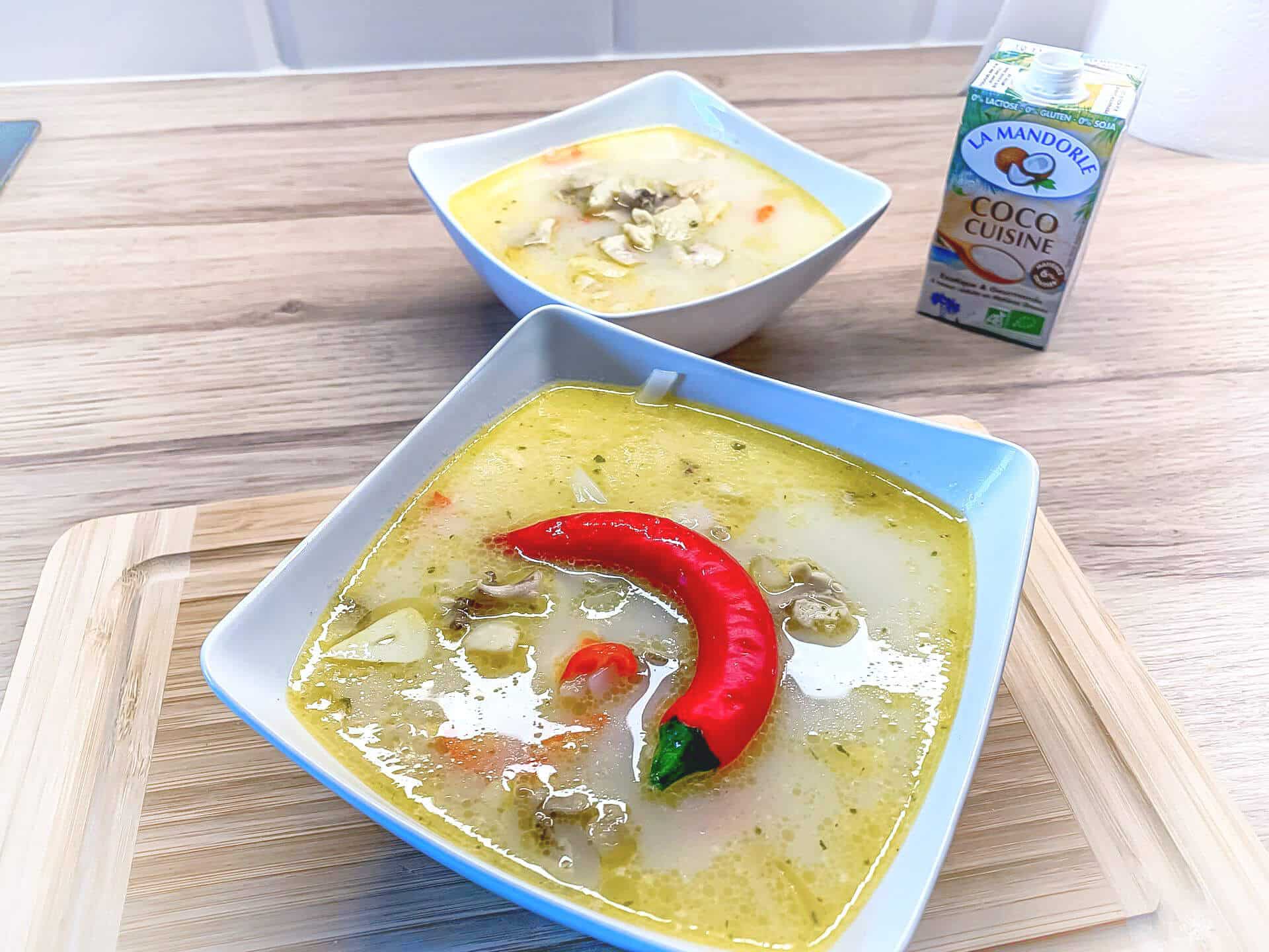 Tajska zupa z kurczakiem