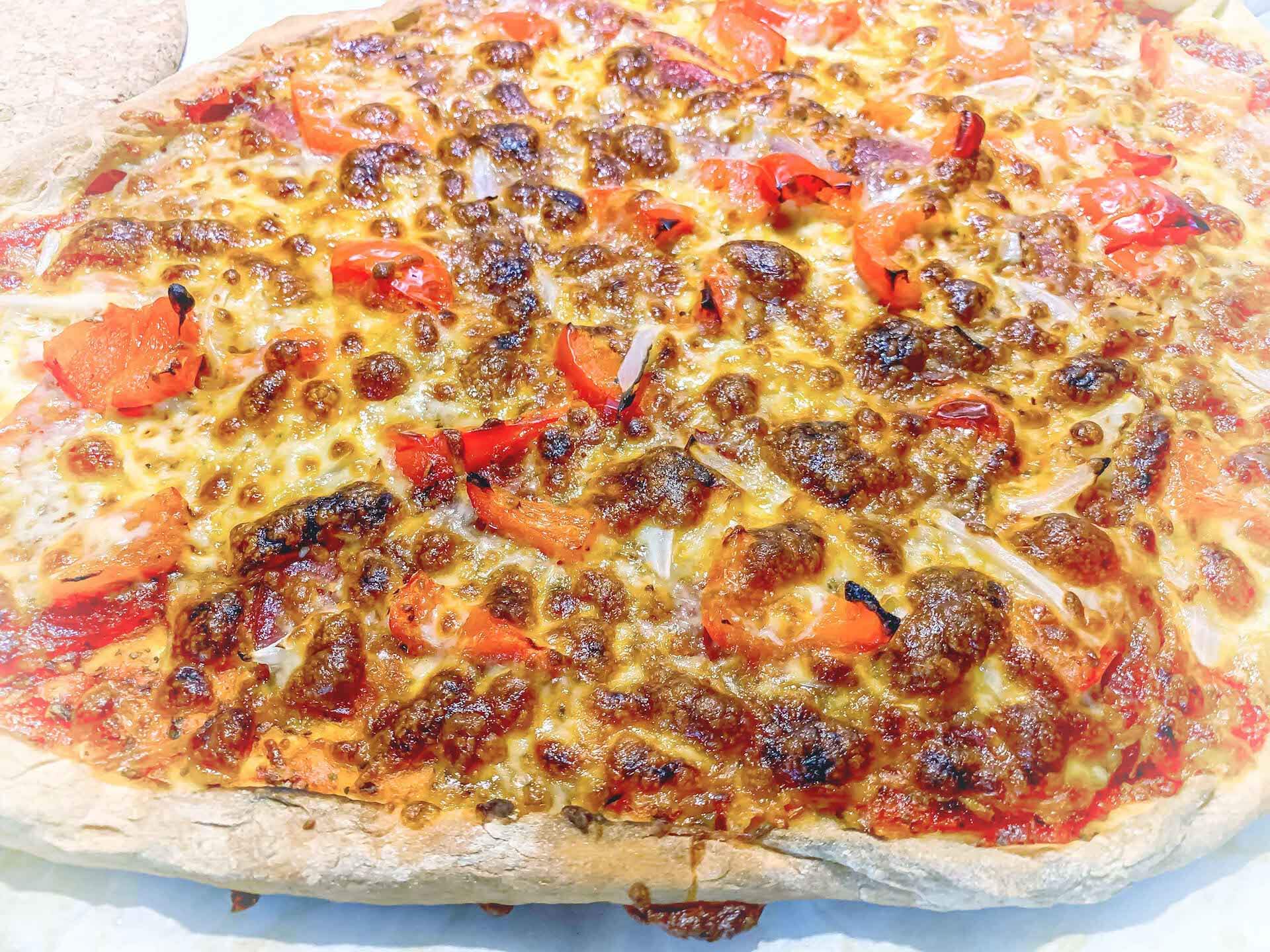 Pizza na jogurcie naturalnym 1 Pizza na jogurcie naturalnym