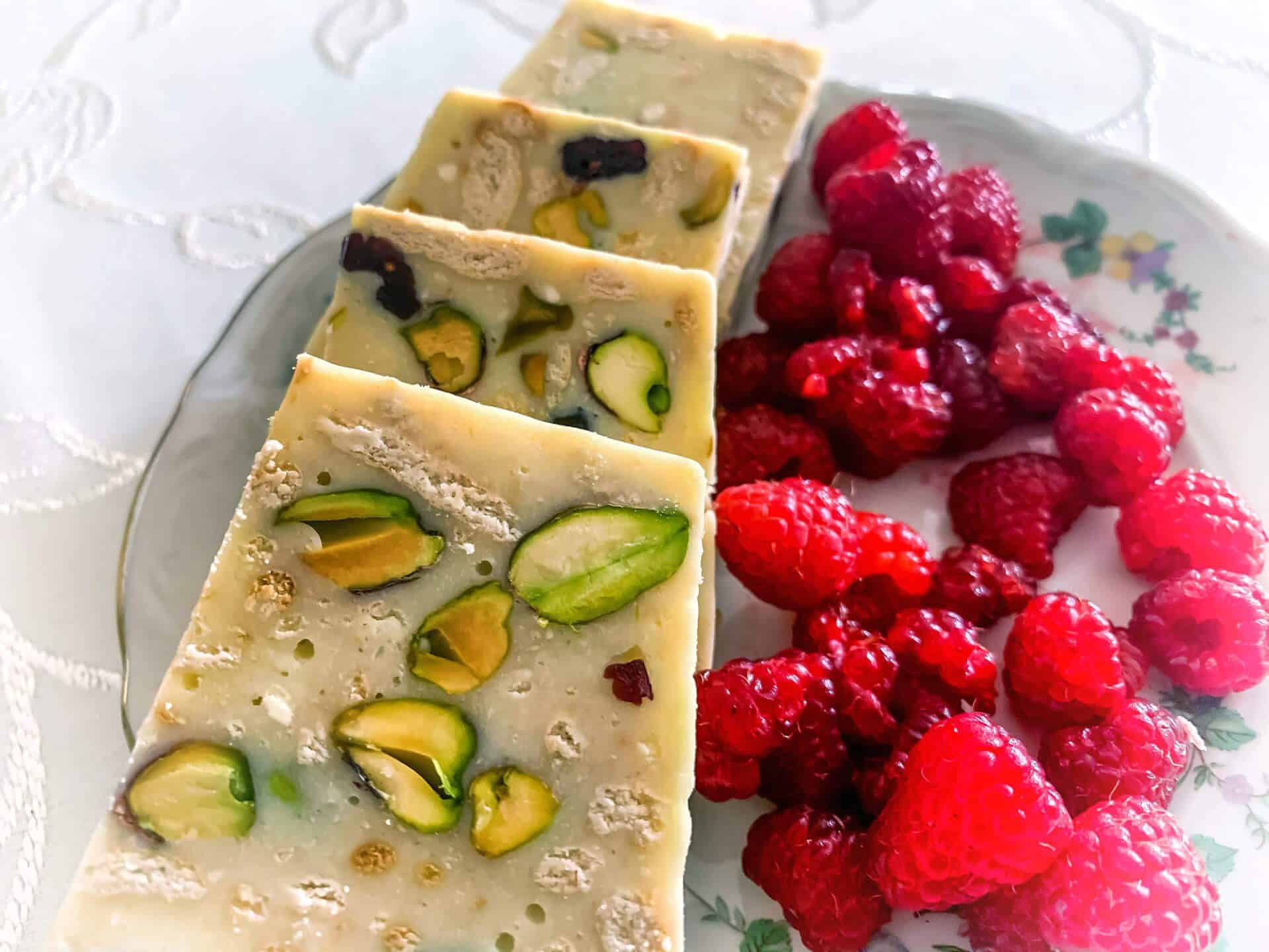 Biały blok waniliowy