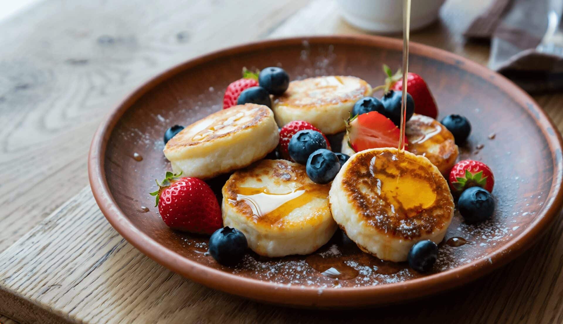 Placki z serka twarogowego