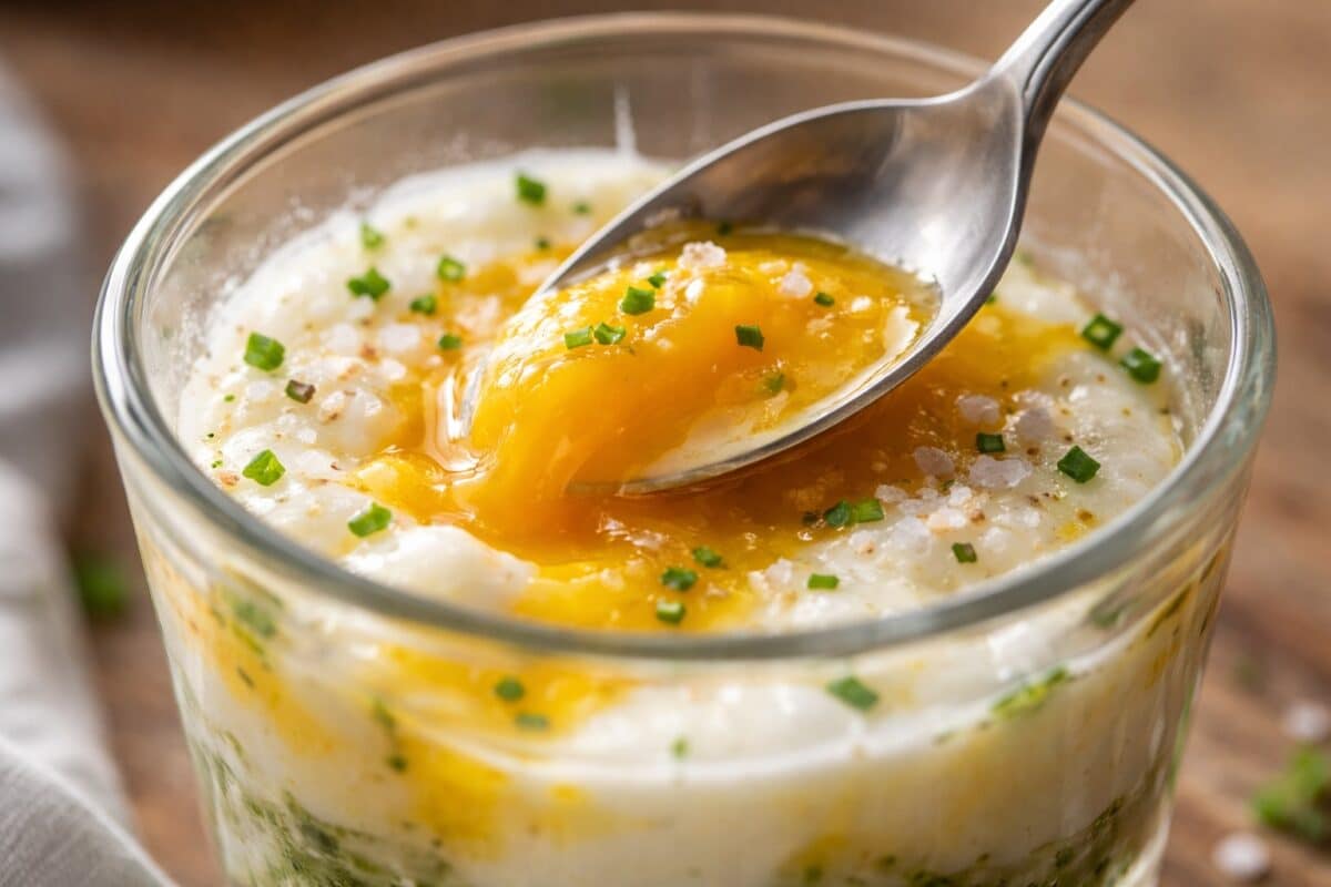 Jajko po wiedeńsku w szklance