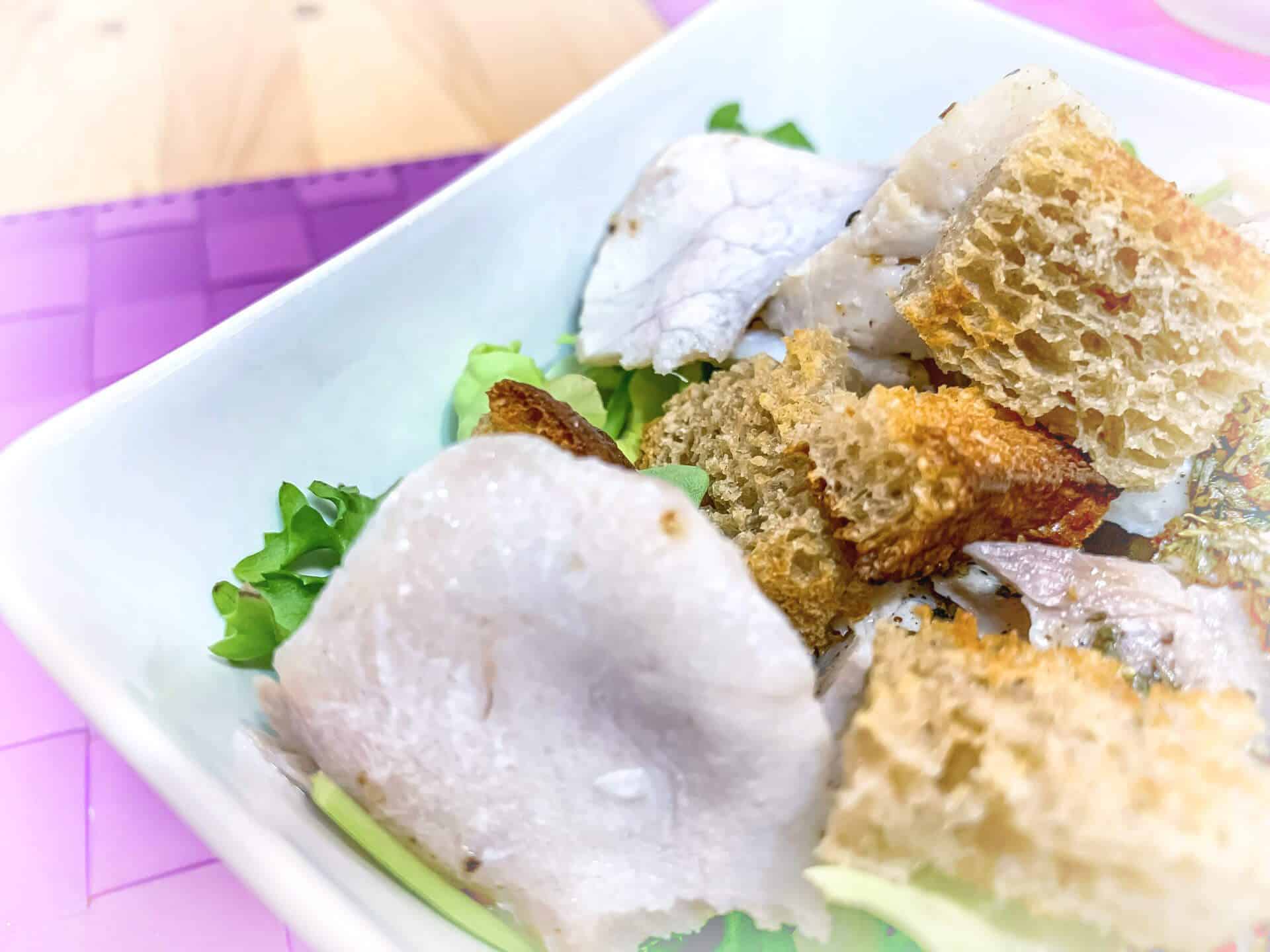 Sałatka z pieczonym dorszem 1 Sałatka z pieczonym dorszem