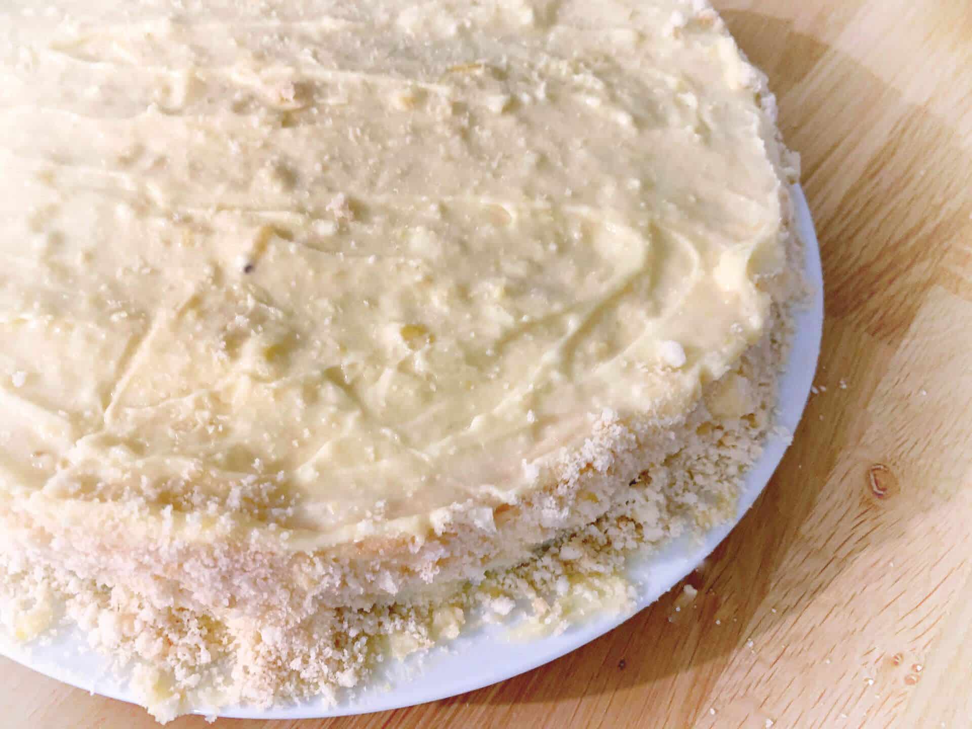 Sernik z lemon curd
