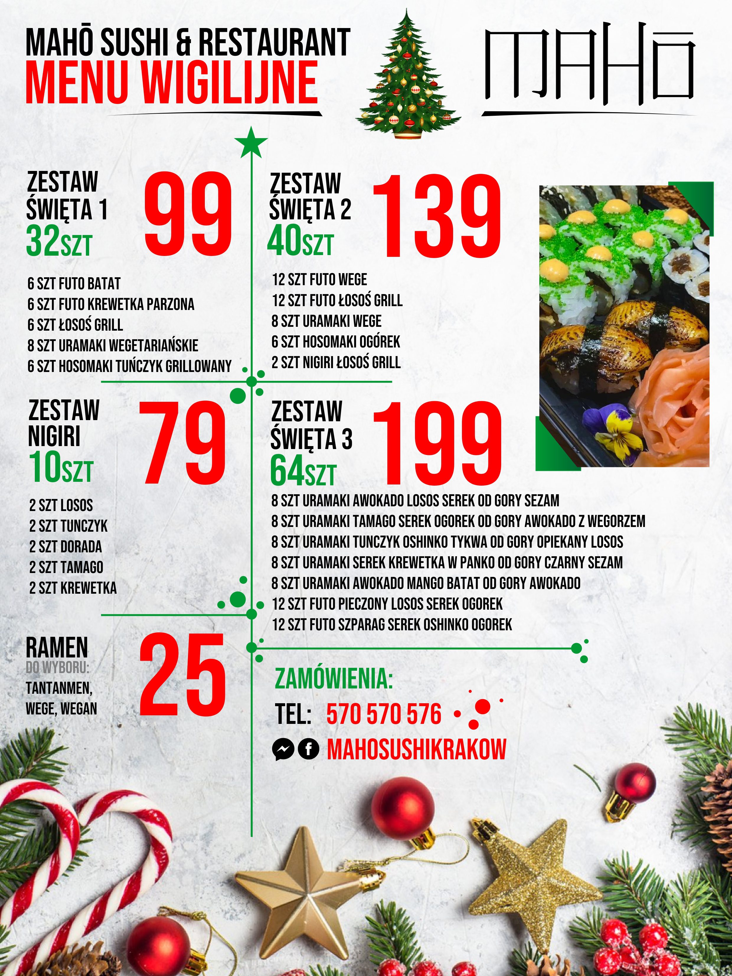 Menu Maho
