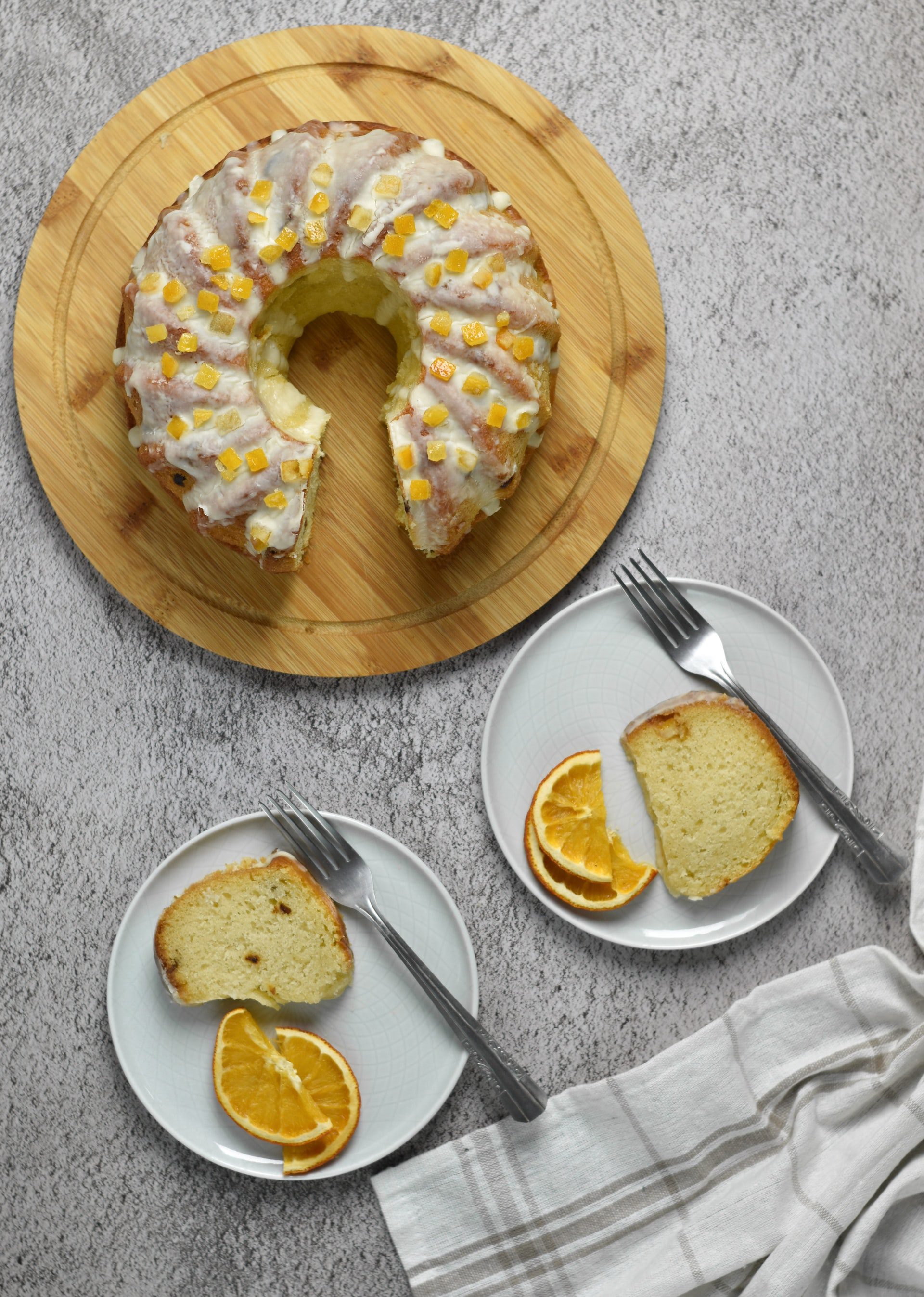 Ucierana babka pomarańczowa