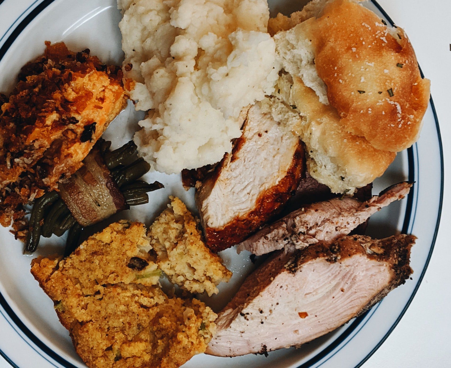 Wielka Brytania - indyk w musztardzie z purée z bekonem