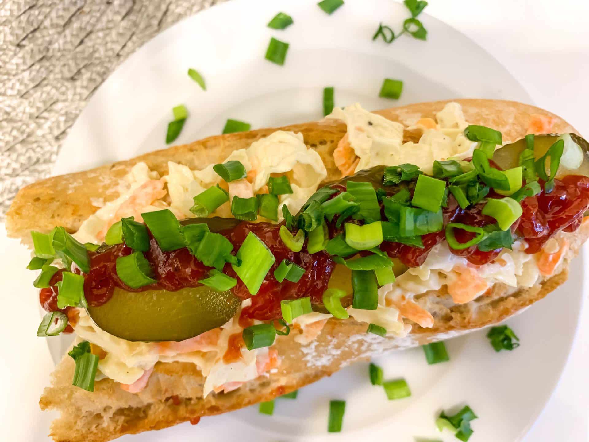 Przekąski na sylwestra 12 Domowa wersja hot doga