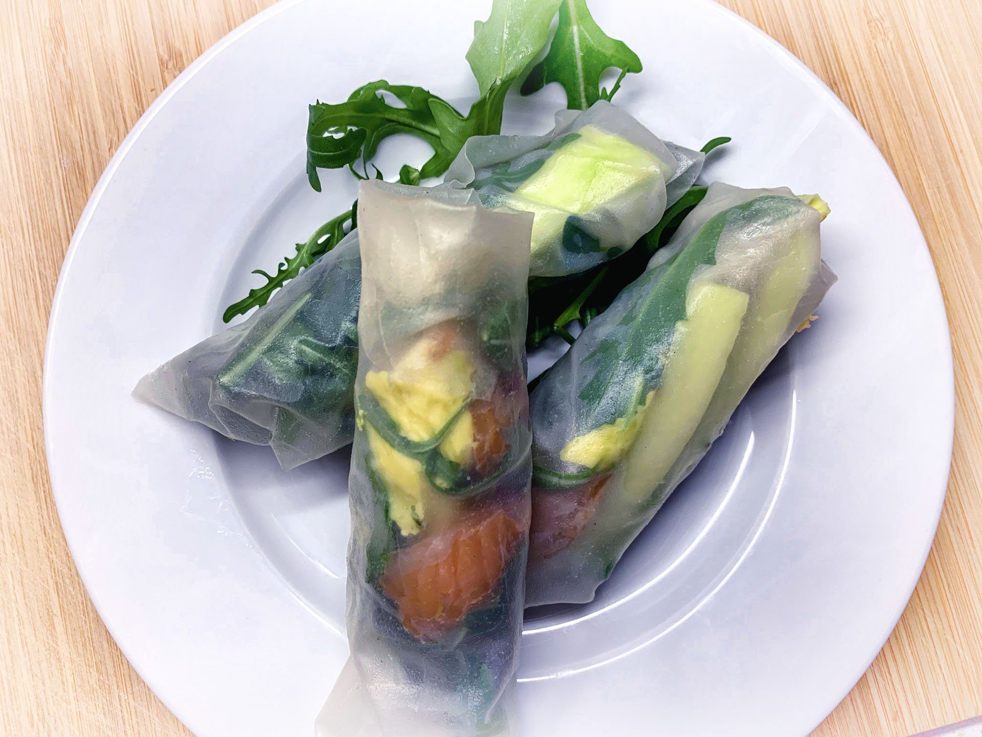 Przekąski na sylwestra 4 Wegetariańskie spring rolls
