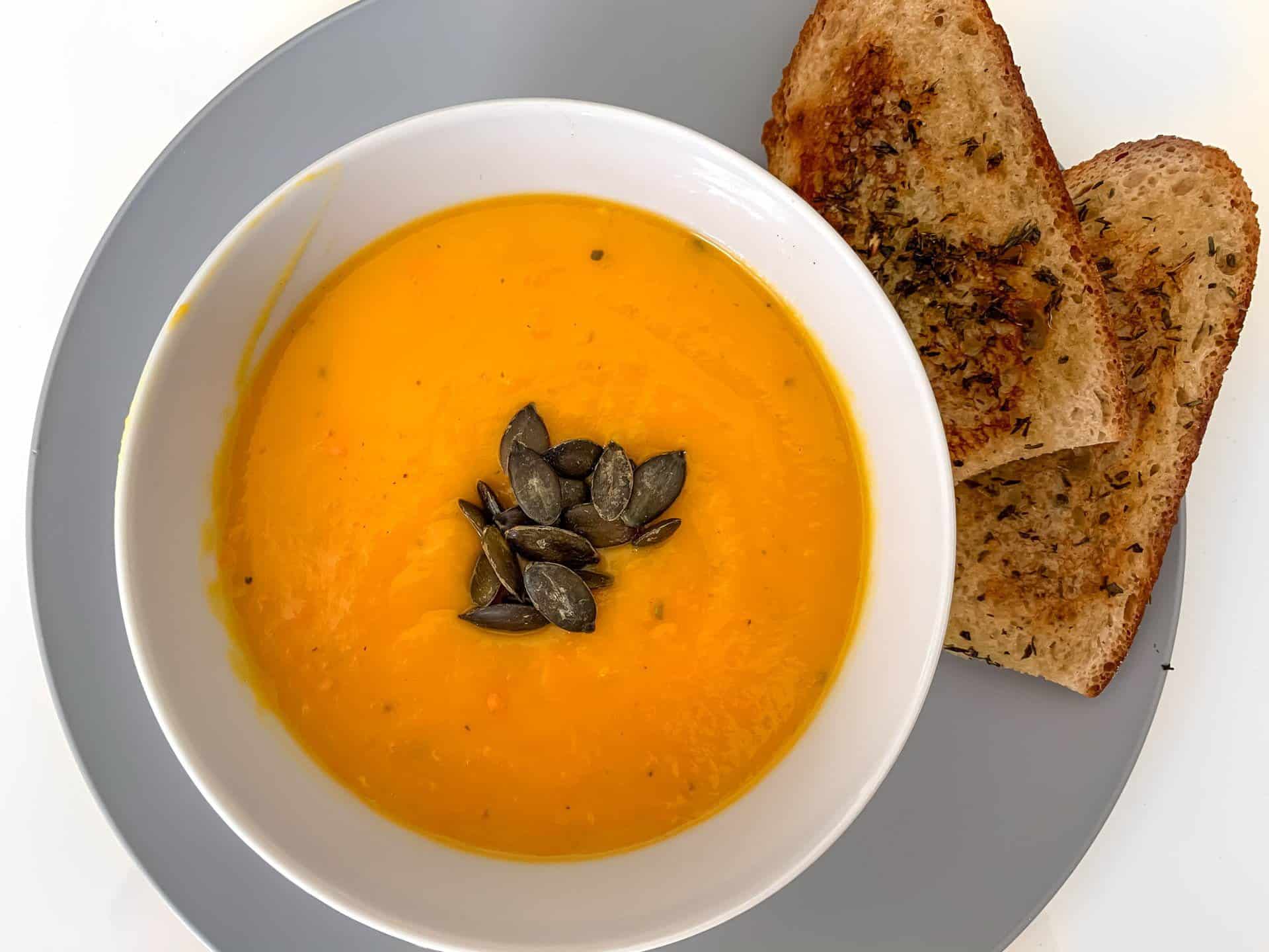 Błyskawiczna zupa dyniowa