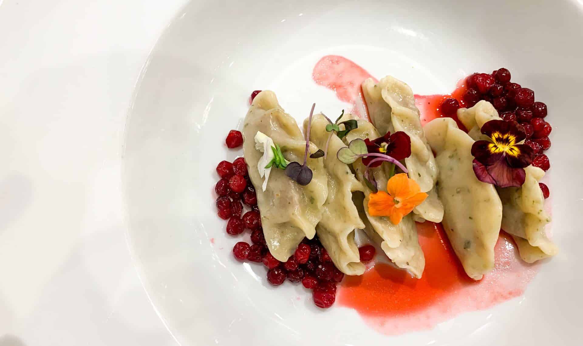 Pierogi z farszem z kaczki