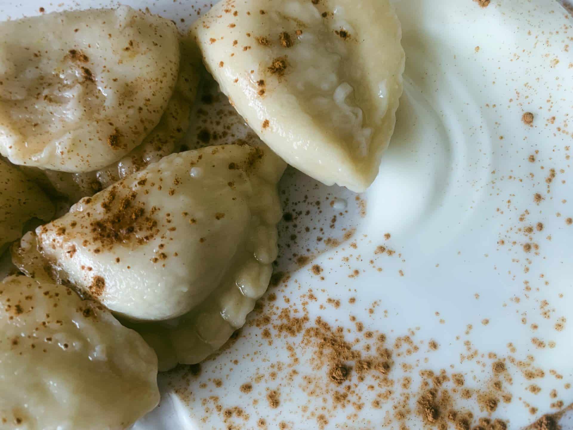 "Pierogi z truskawkami i ricottą