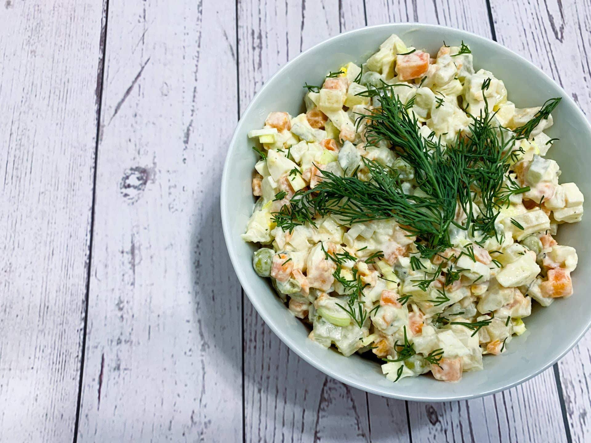 Szybka sałatka jarzynowa