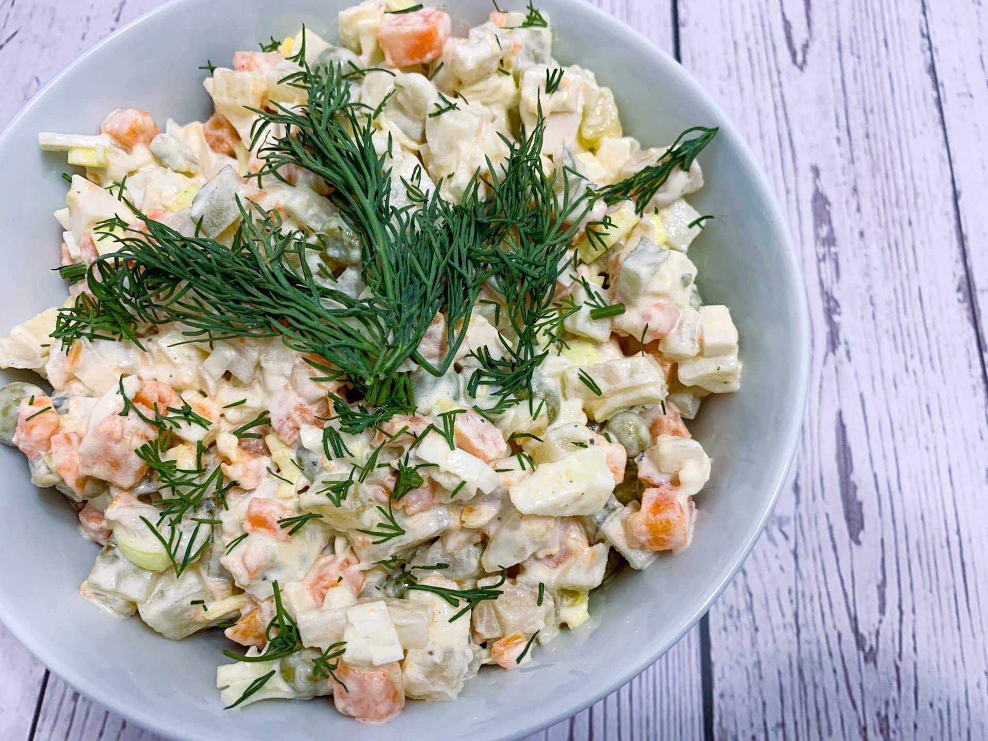 Szybka sałatka jarzynowa