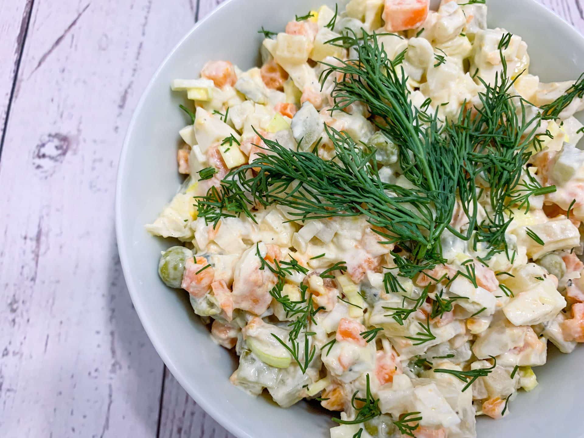 Szybka sałatka jarzynowa