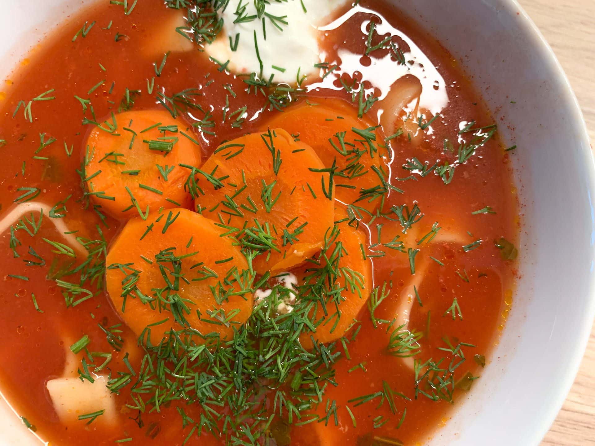 Zupa pomidorowa z makaronem