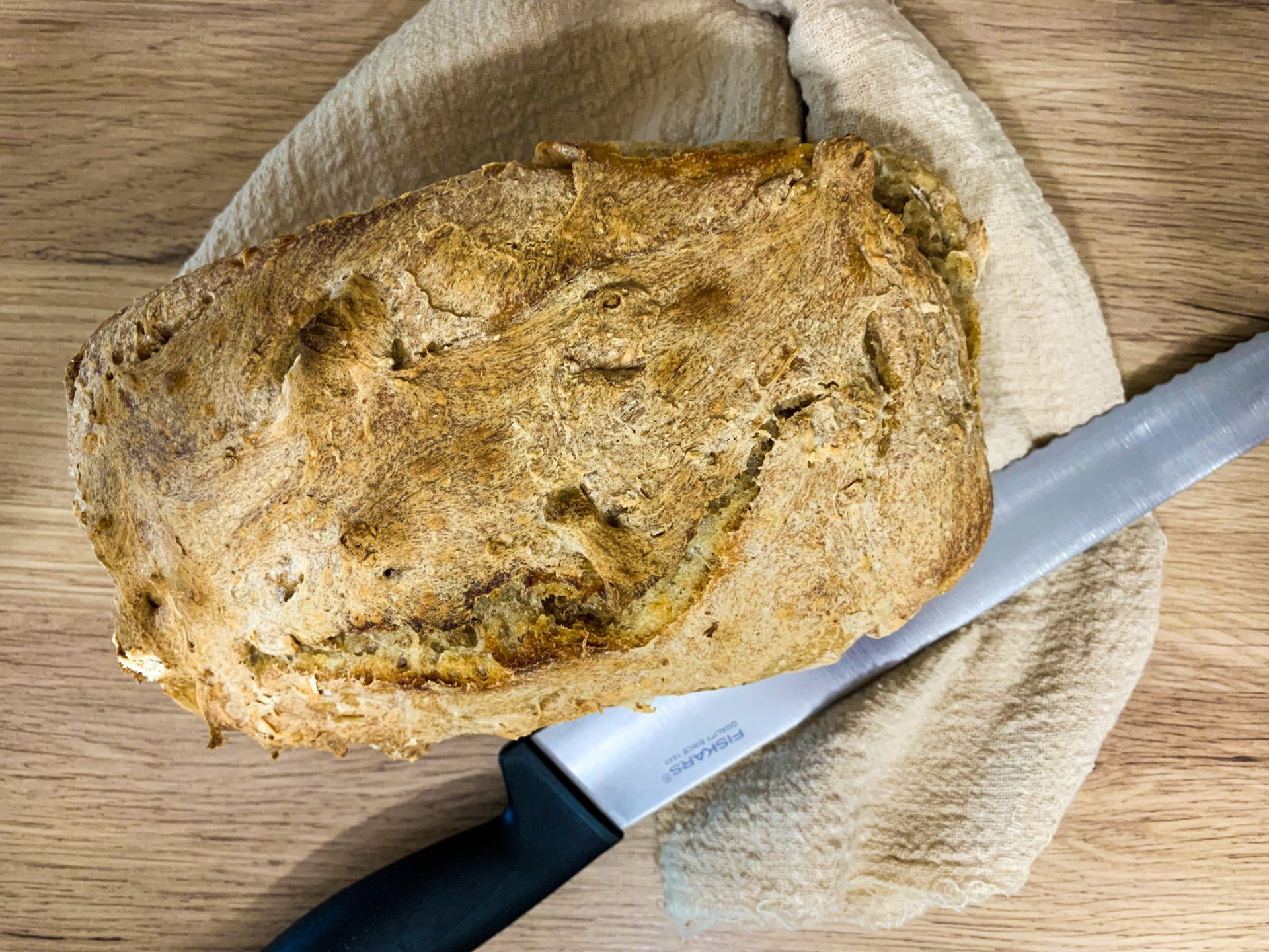 Szybki chleb pszenny na zakwasie