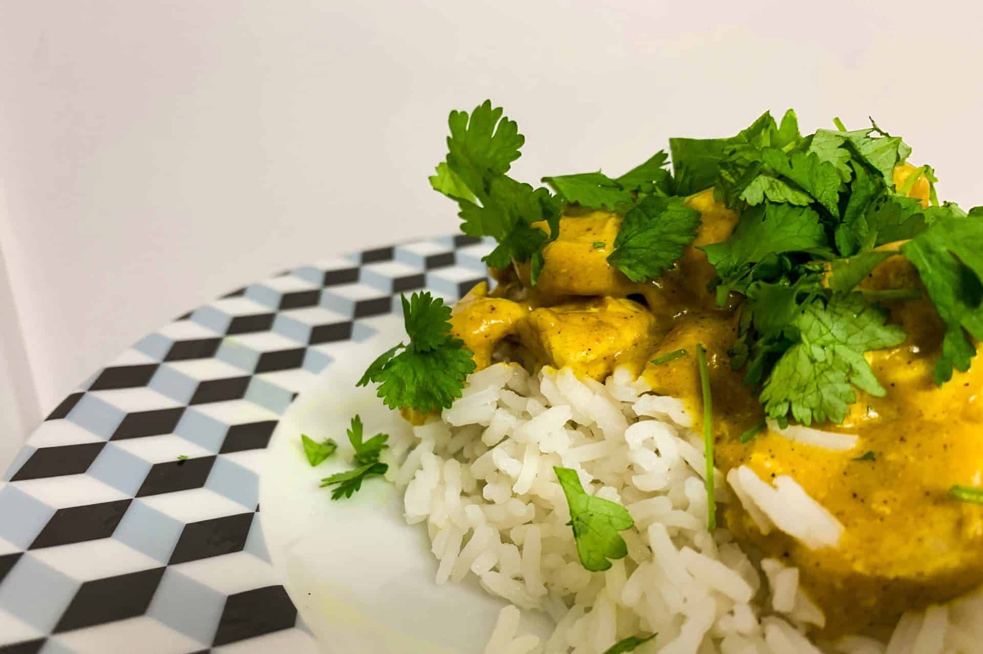 Ryż w żółtym curry