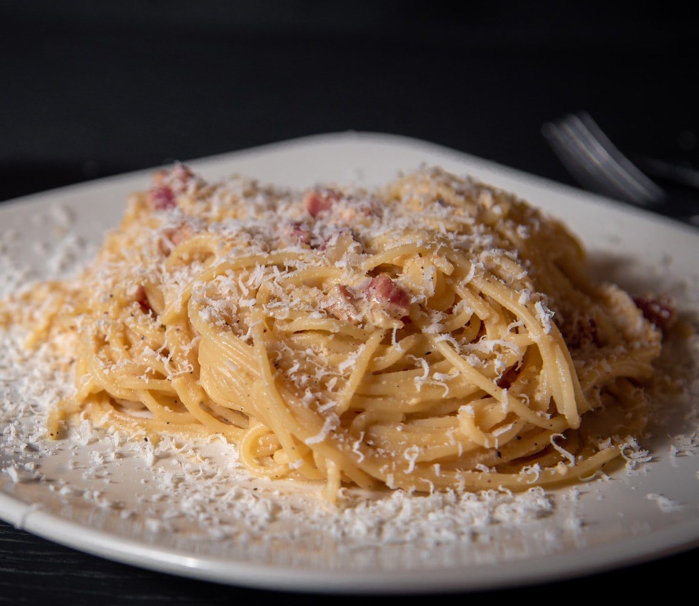 Spaghetti z boczkiem 1 Spaghetti z boczkiem